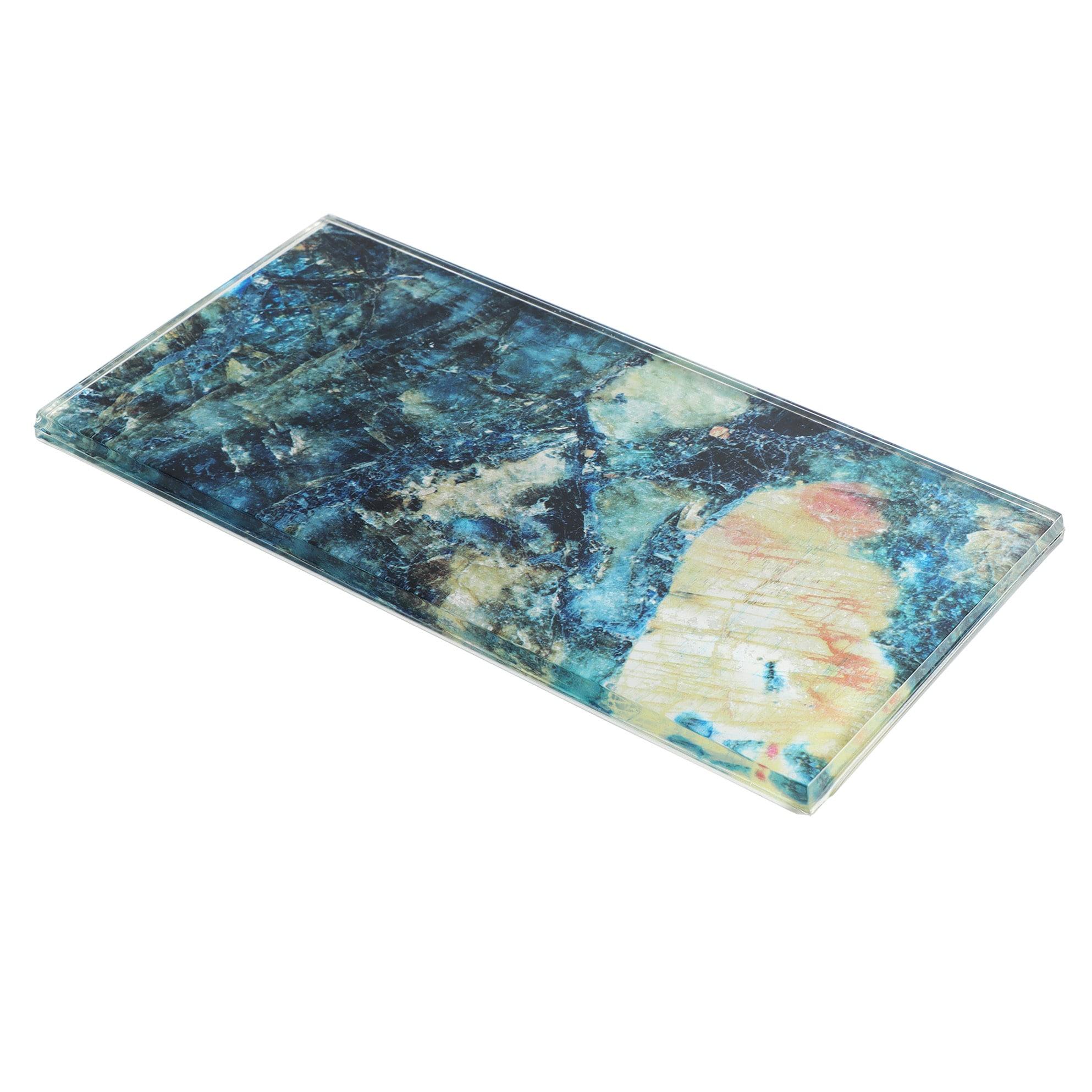 Bond Tile Wonder Glass 4.37 in. x 8.74 in. Polished Glass Wall Tile (5.3 Sq. Ft. / Case)