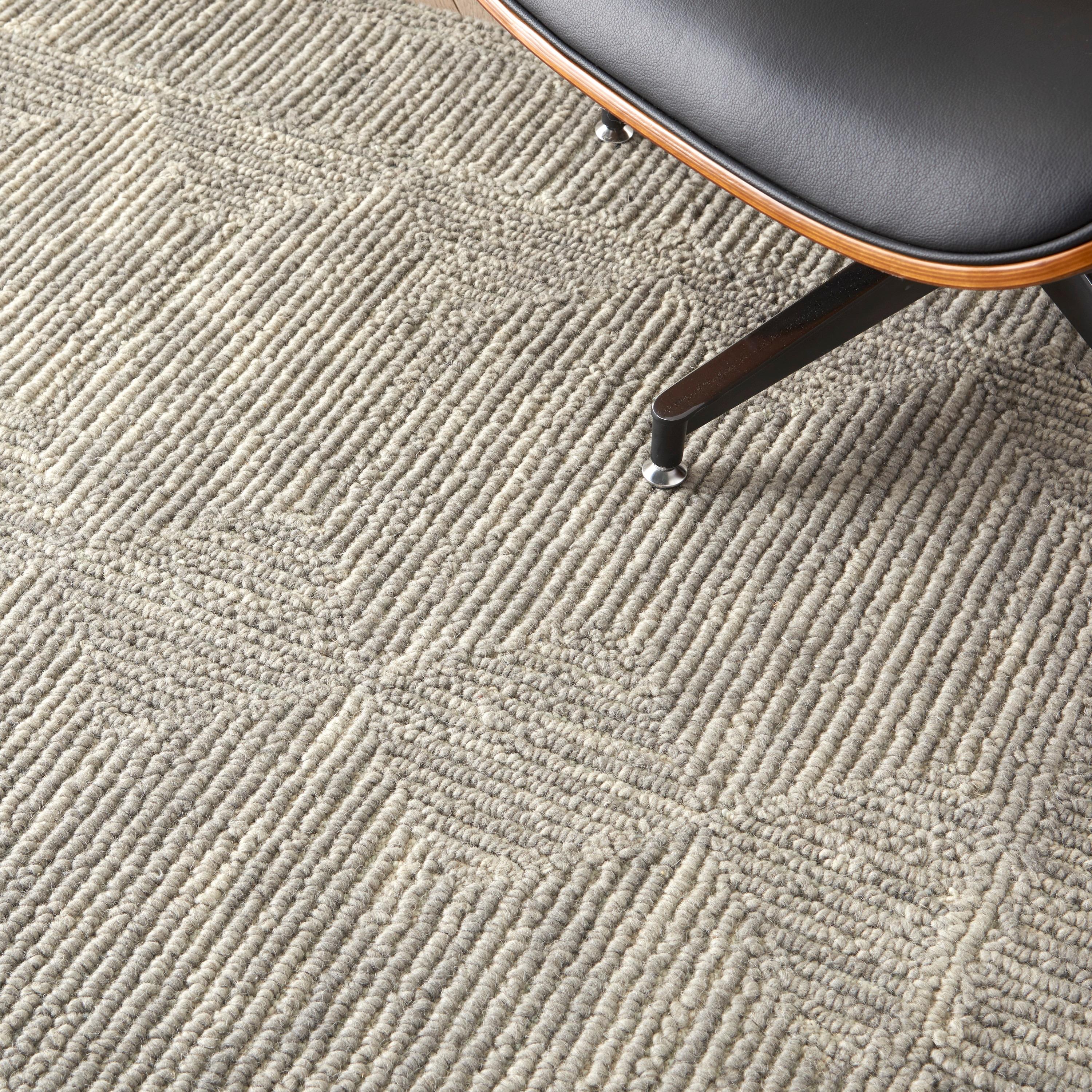 Nourison Vail Contemporary Indoor Area Rug Grey 5'3" x 7'3"