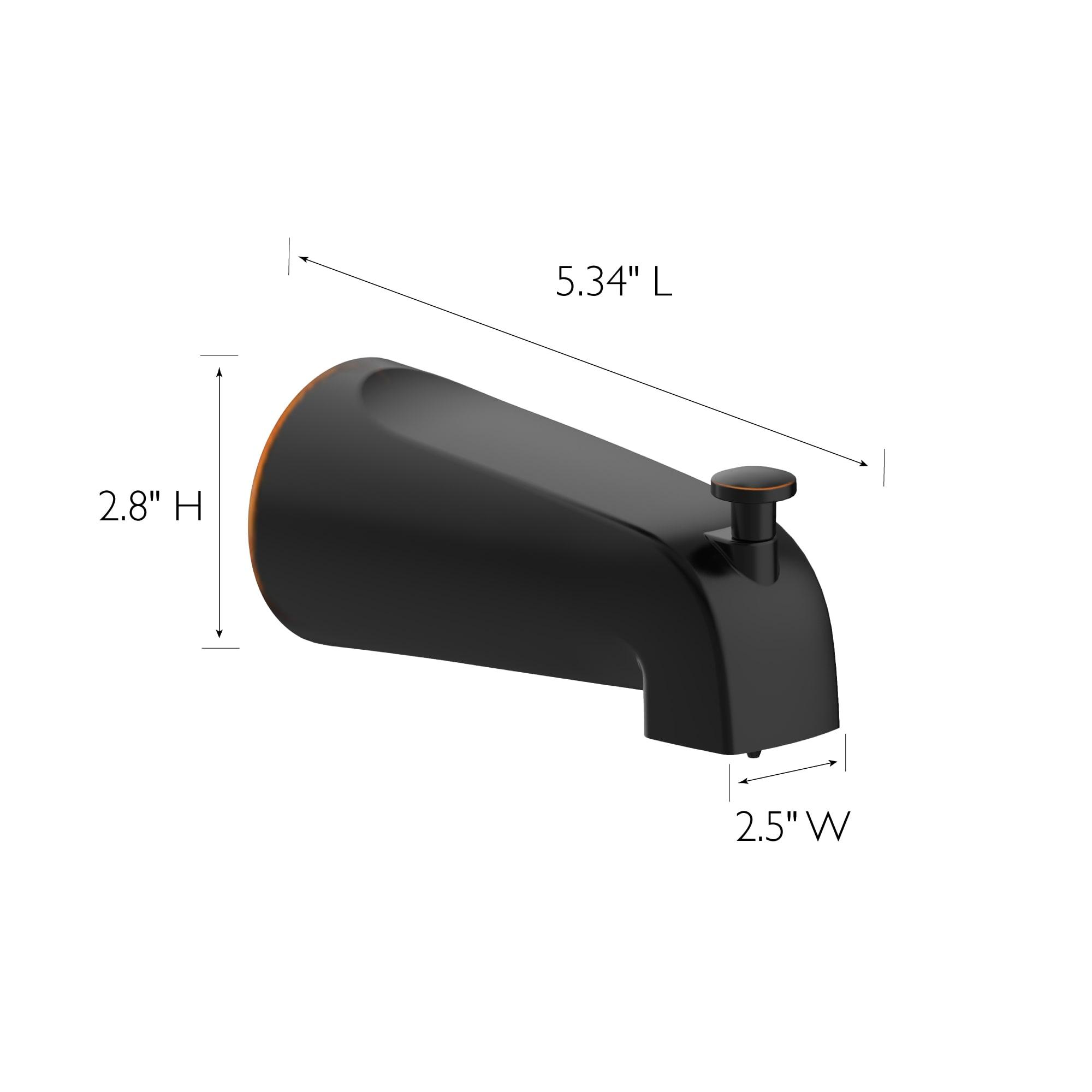 Wall Mounted Tub Spout with Diverter