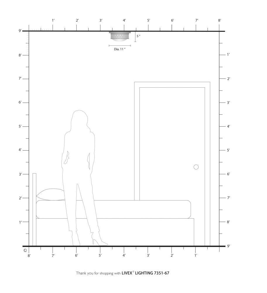 Livex Lighting Westfield 2 - Light Flush Mount in Olde Bronze