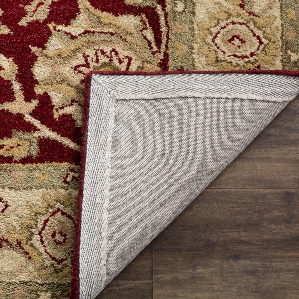 Antiquity AT312 Hand Tufted Area Rug - Red/Gold - 6'x9' - Safavieh.