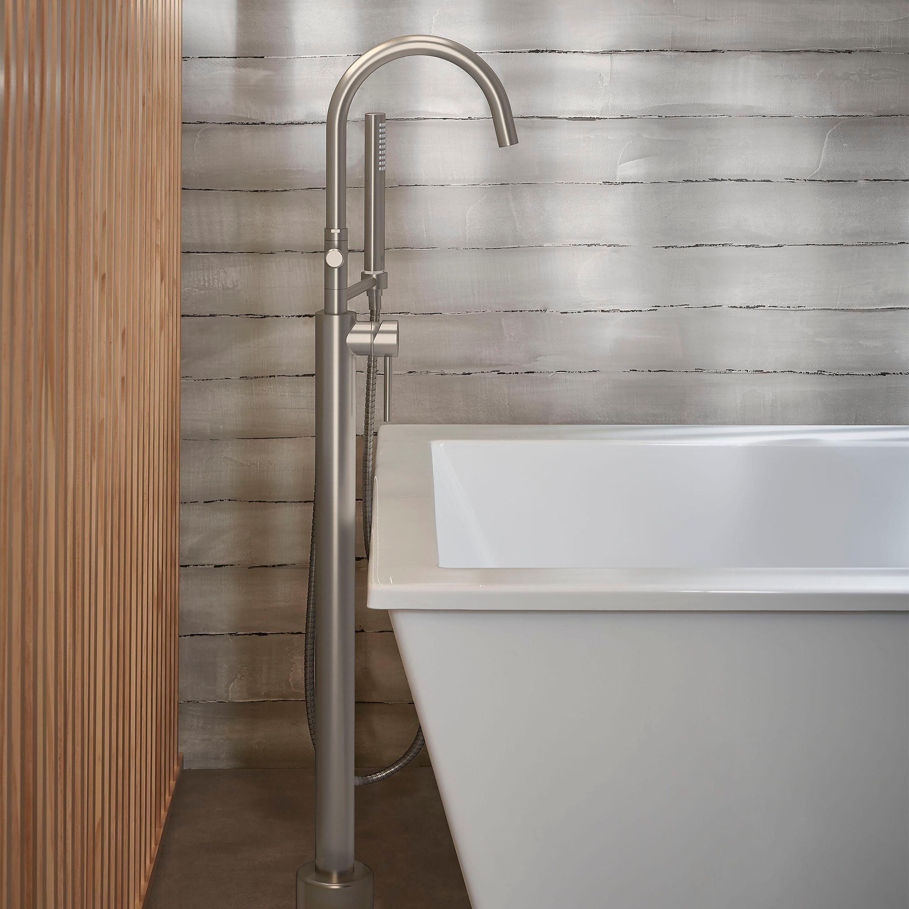 1 Handle Floor Tub Filler with Diverter