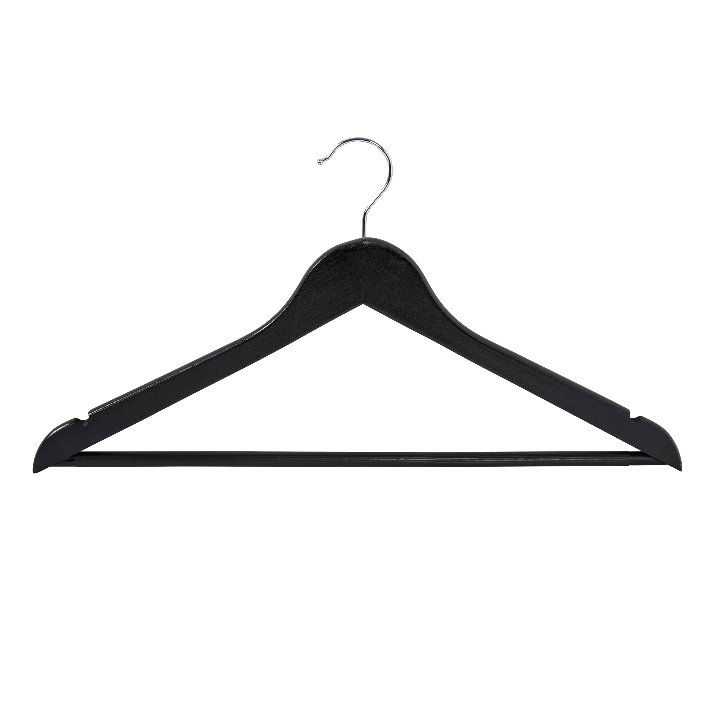 Wood Non-Slip Standard Hanger for Dress/Shirt/Sweater (Set of 24)