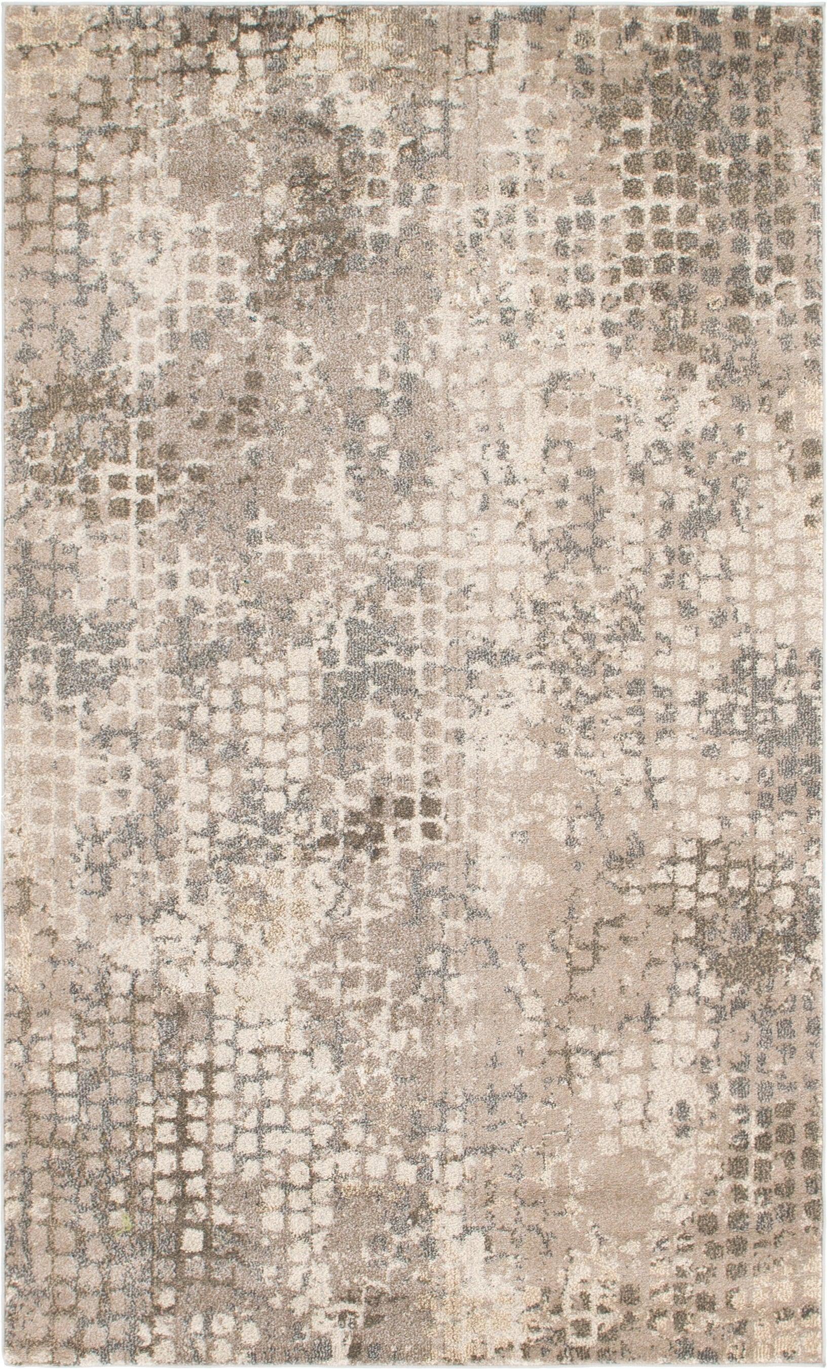 Unique Loom 5' 1 x 8' 0 Gray Chromatic Stormy Area Rug