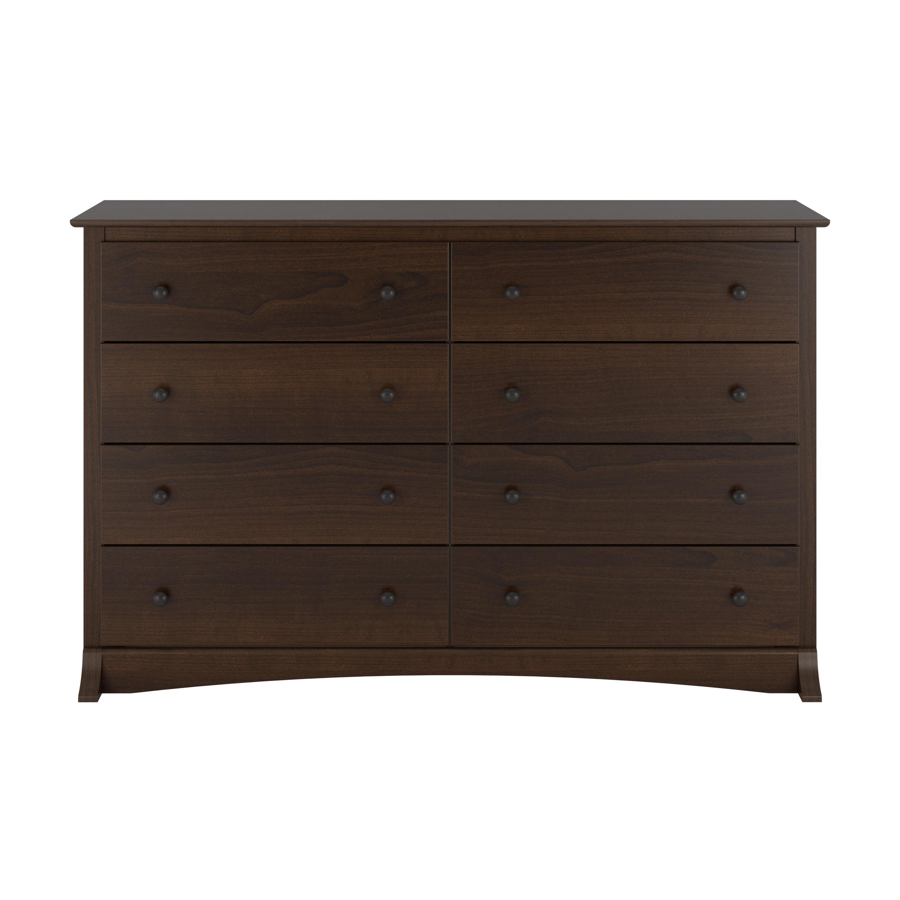 Sonoma 8 Drawer Dresser Espresso - Prepac: Laminated MDF, Metal Hardware, Includes Anti-Tip Kit