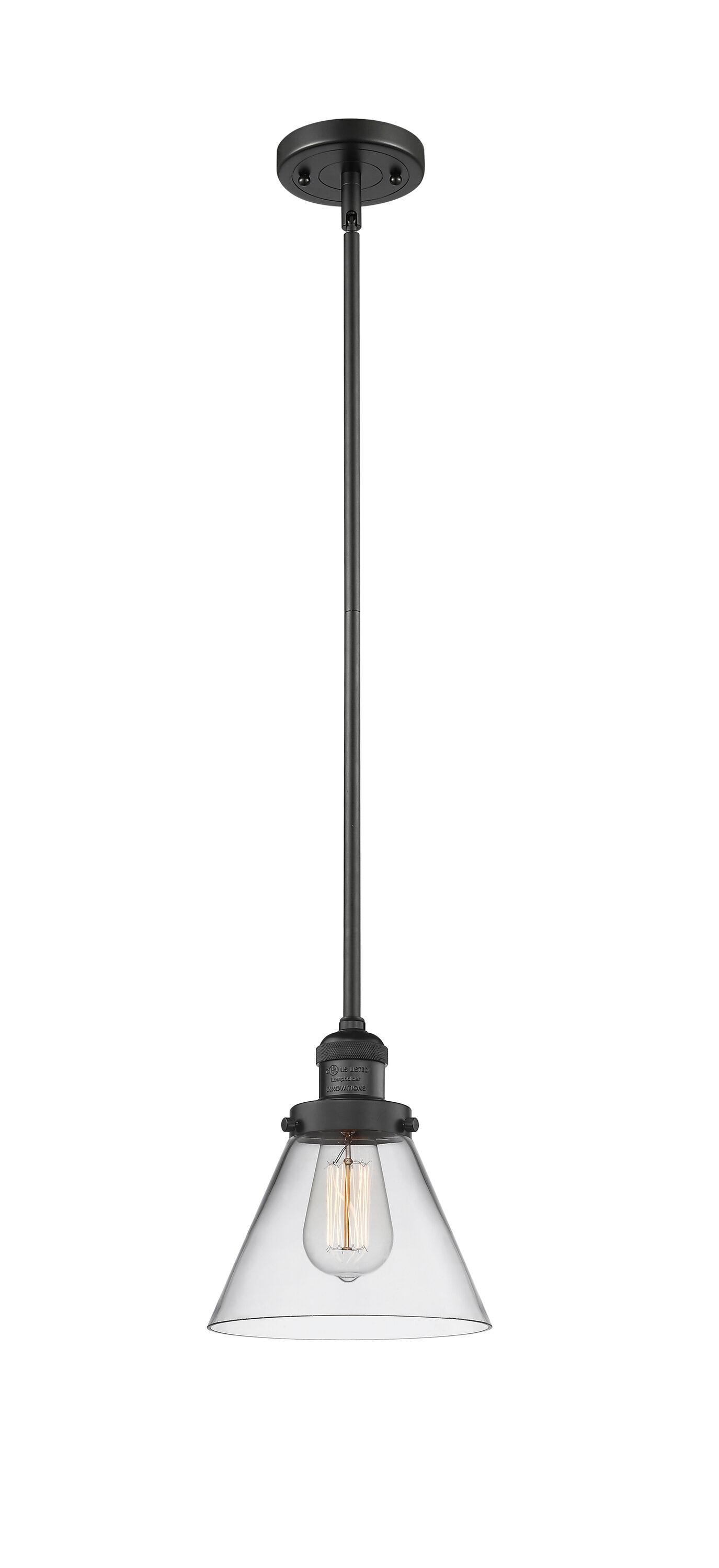 Innovations Lighting 1 - Light Pendant in  Matte Black