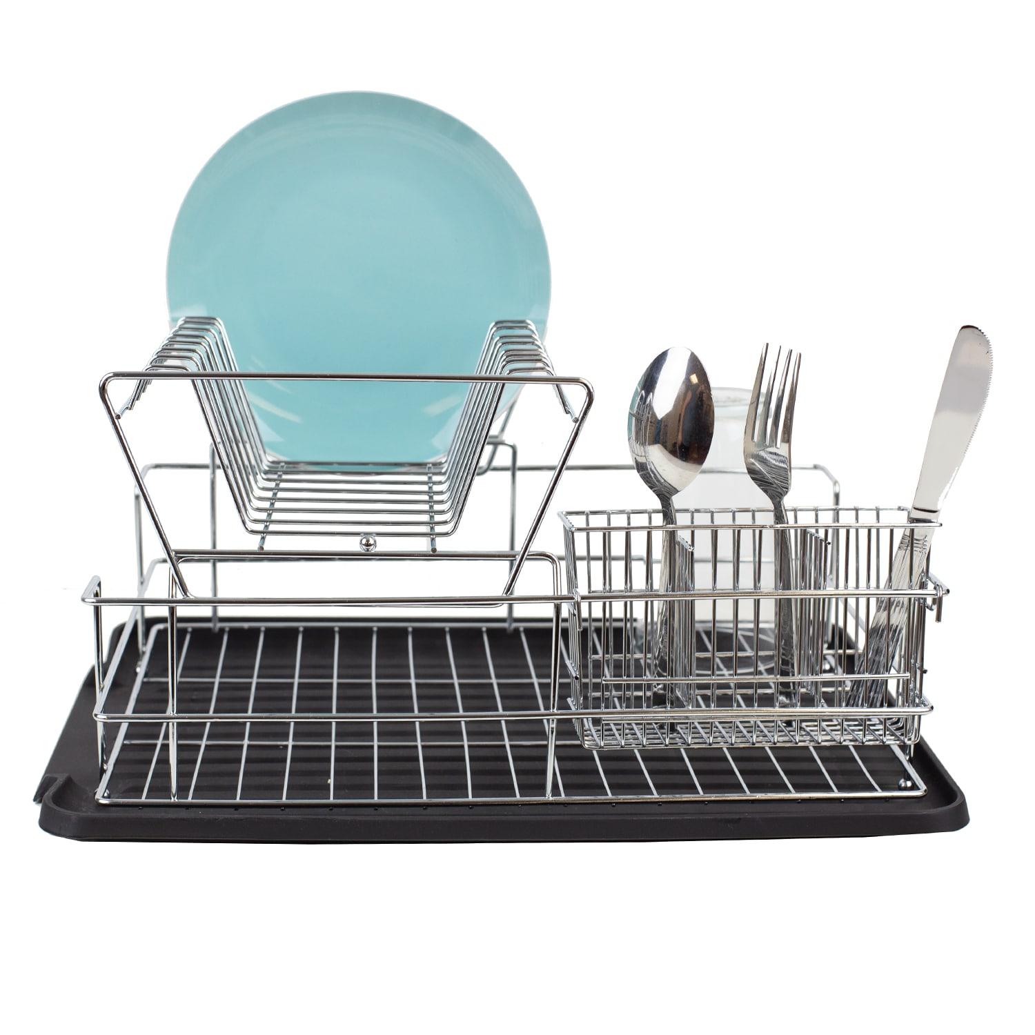 Weyand Adjustable Stainless Steel Countertop Dish Rack