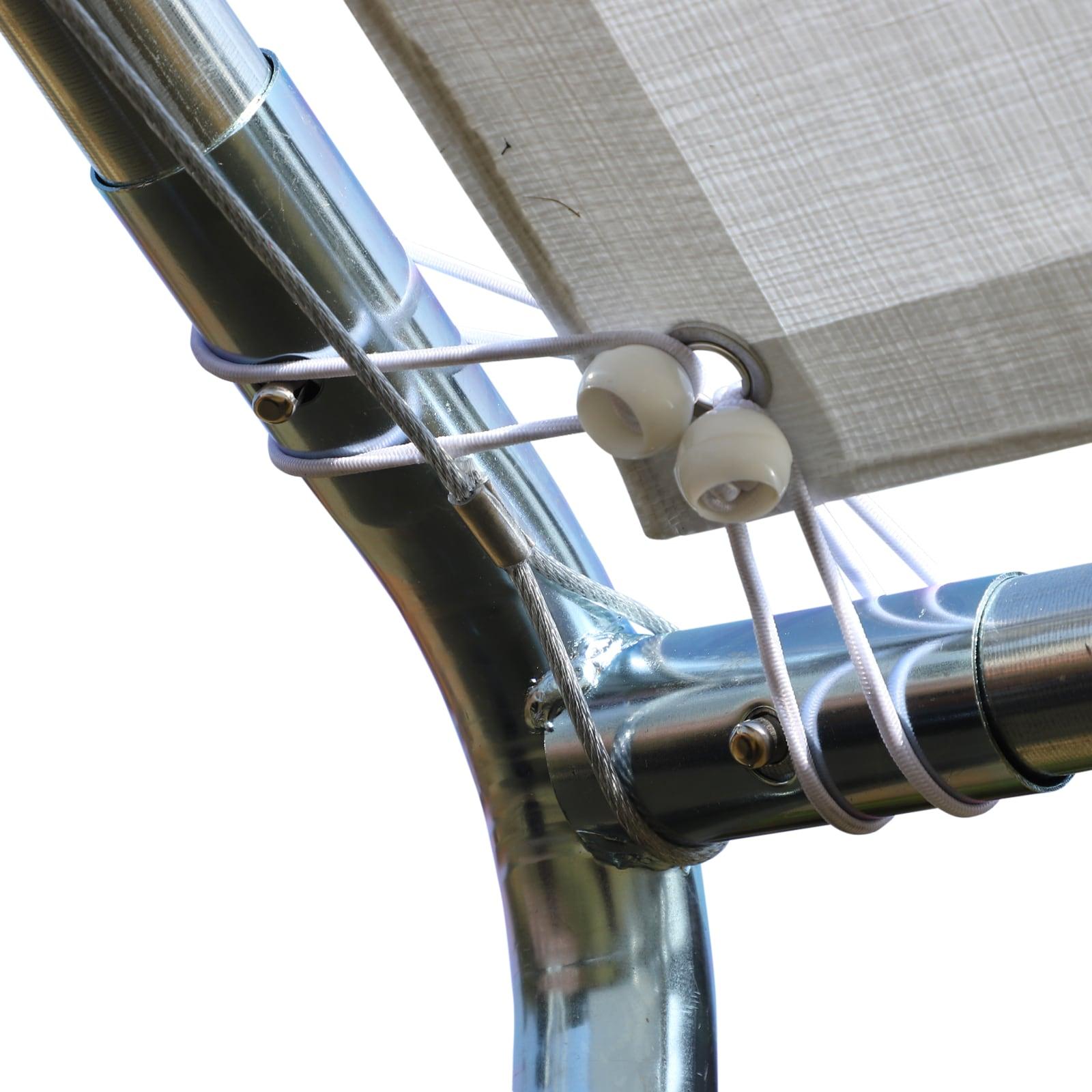 Outsunny Outsunny 10'x20' Carport Heavy Duty Galvanized Car Canopy with Included Anchor Kit, 3 Reinforced Steel Cables, White