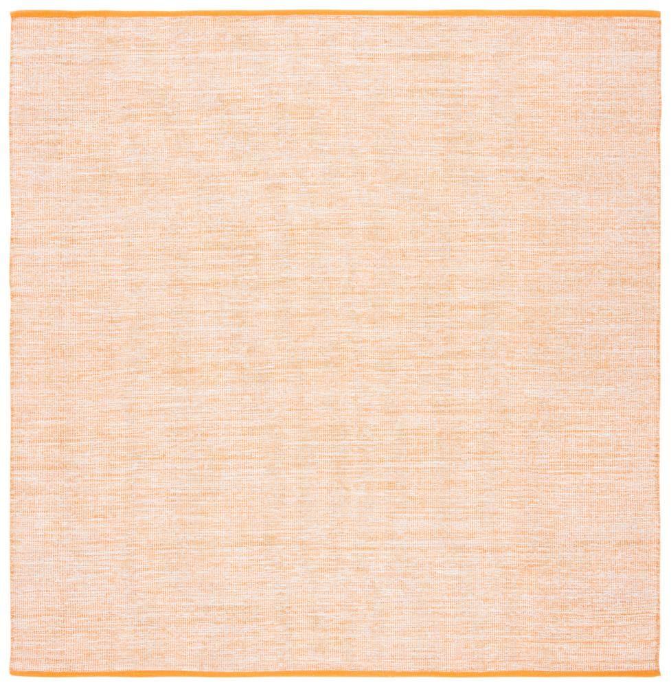 Montauk MTK250 Hand Woven, Flat Weave Indoor Area Rug - Orange - 6'x6' - Safavieh