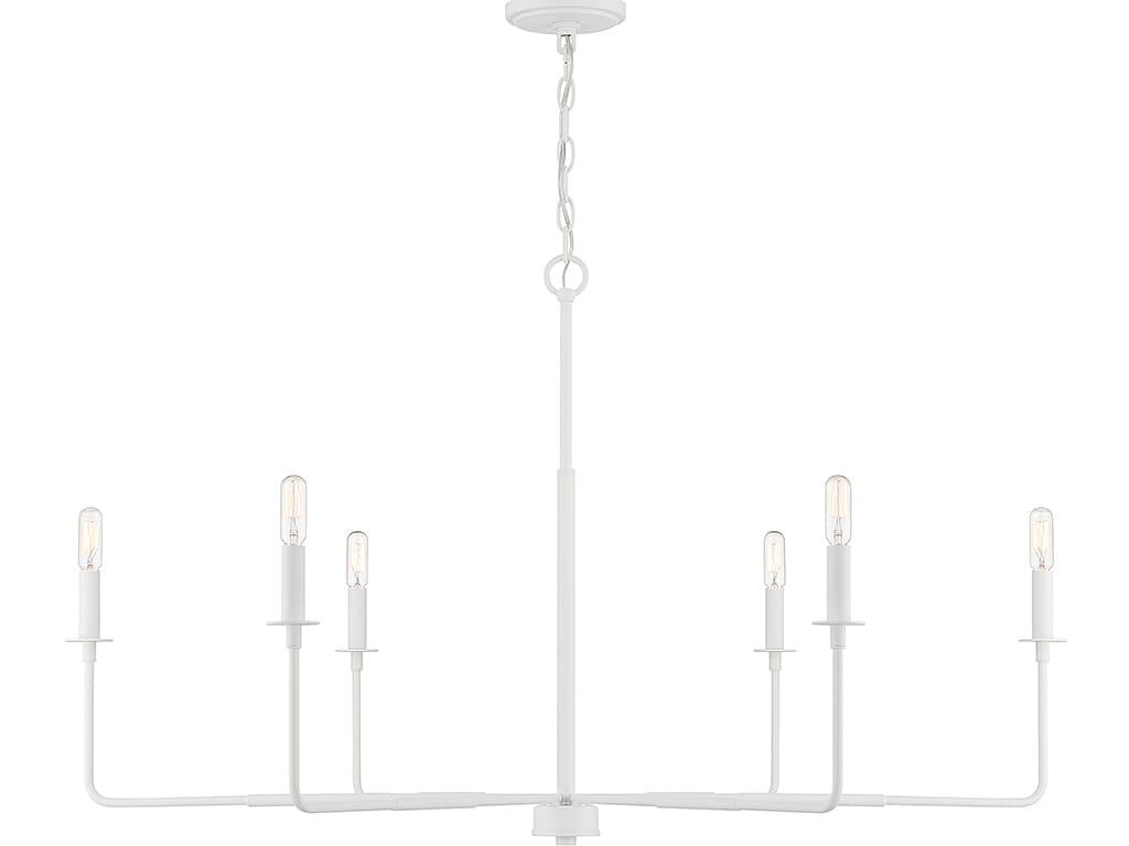 Alysa 6 - Light Dimmable Classic / Traditional Chandelier