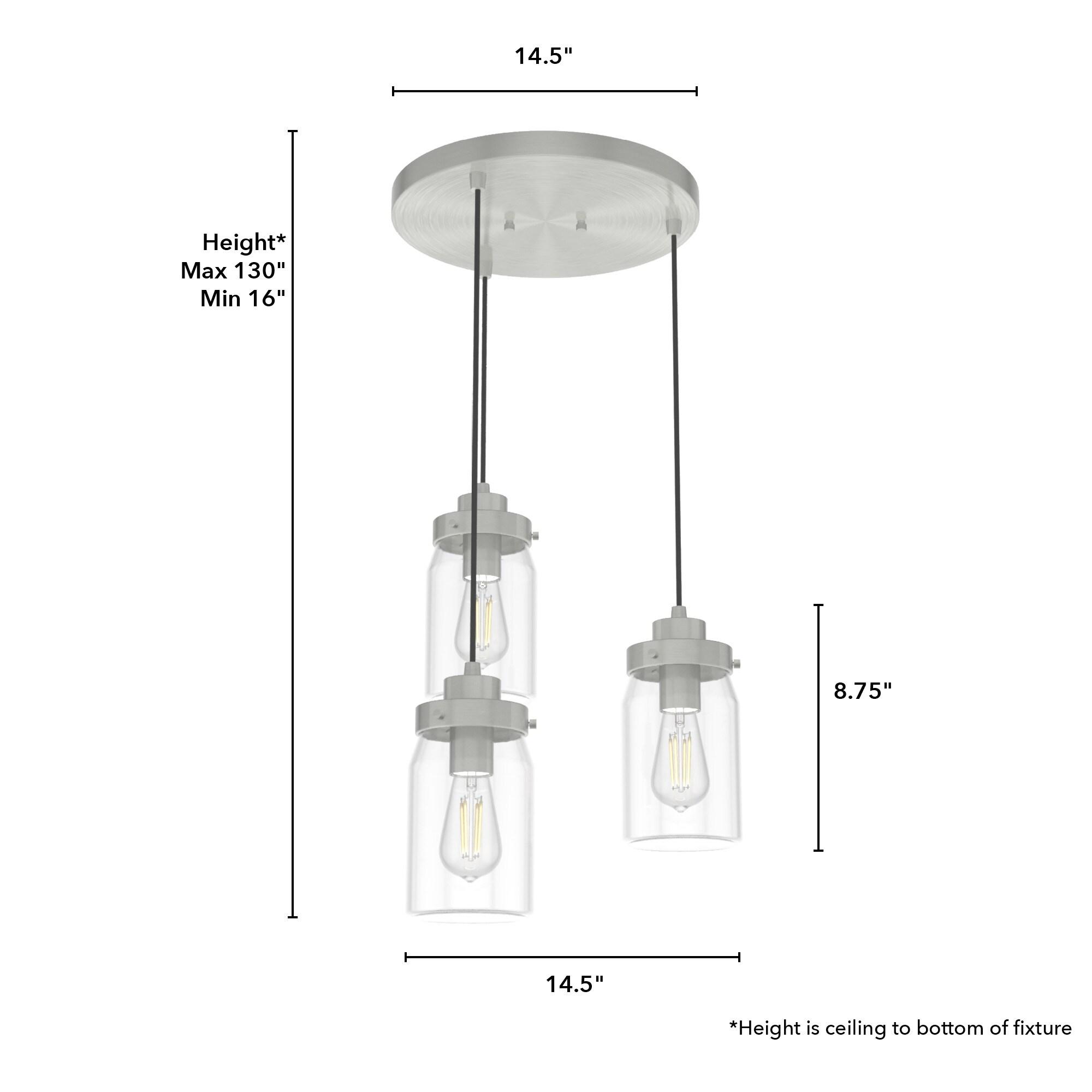 Hunter Fan Devon Park 3 - Light Unique Tiered Chandelier