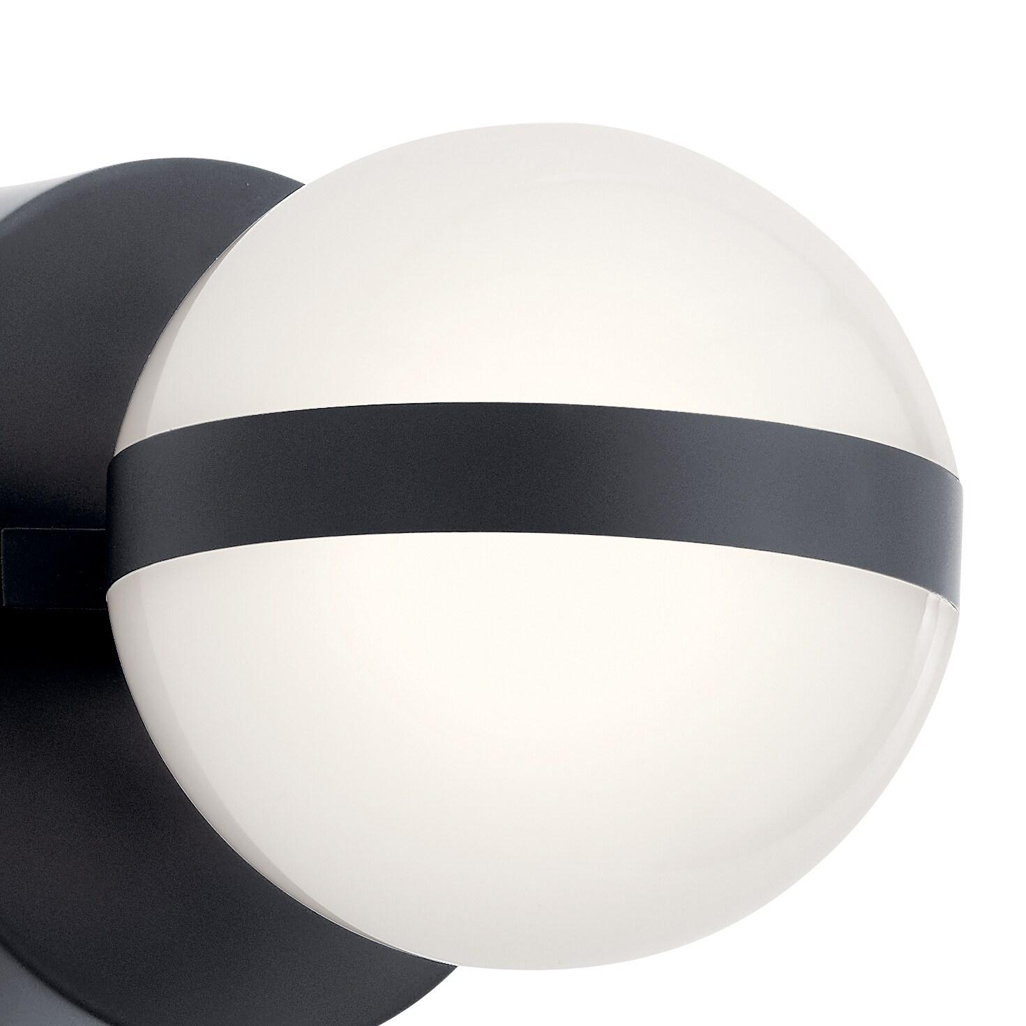 5.25 Inch 12W 1 Led Wall Sconce-Matte Black Finish Elan Lighting 85090Mbk