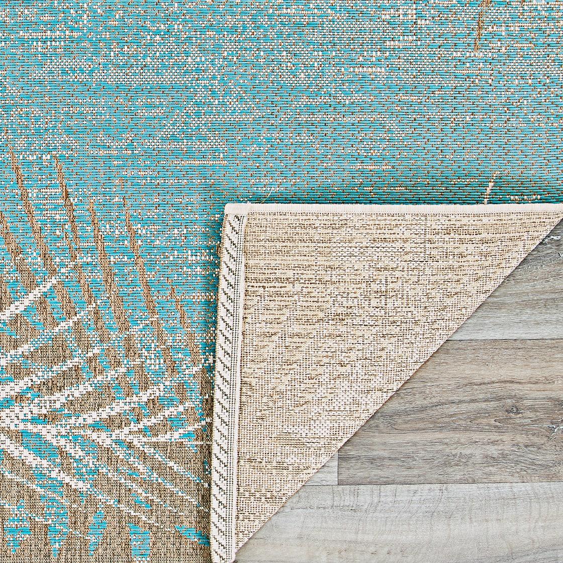 Couristan Monaco Tropical Palms Indoor/Outdoor Area Rug