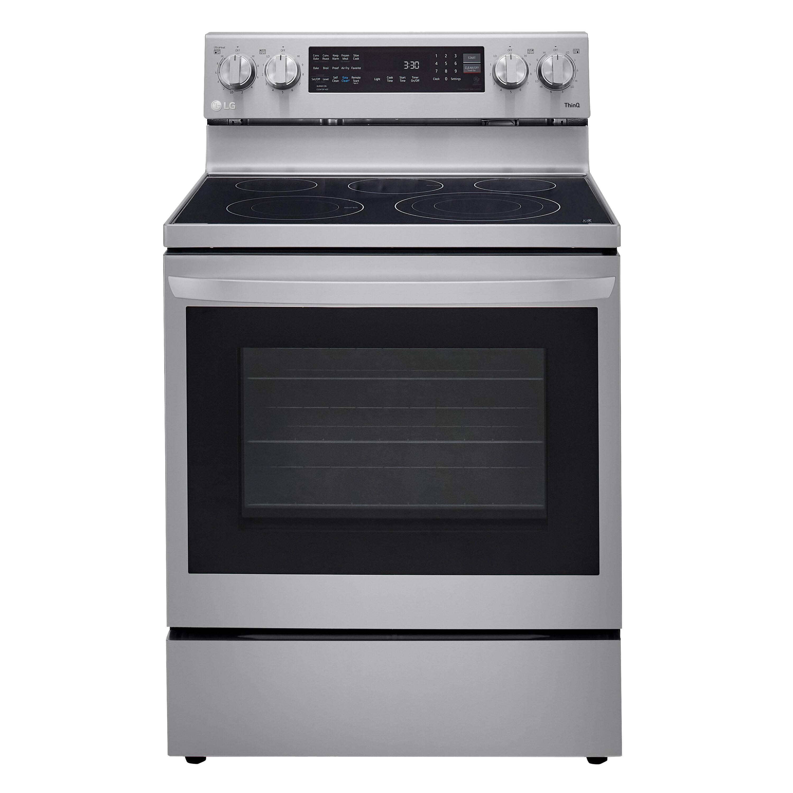 30" 6.3 cu. ft. Smart Freestanding Electric