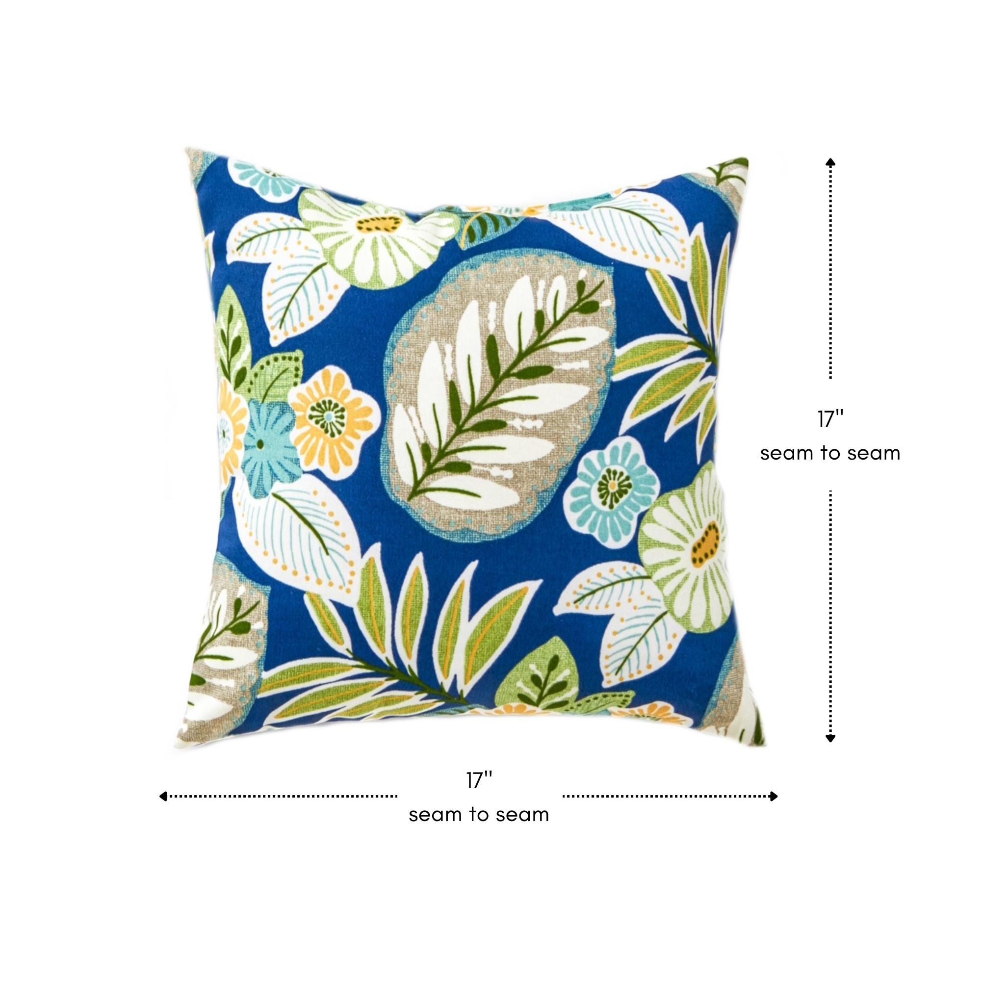 Indoor/Outdoor Reversible Throw Pillow