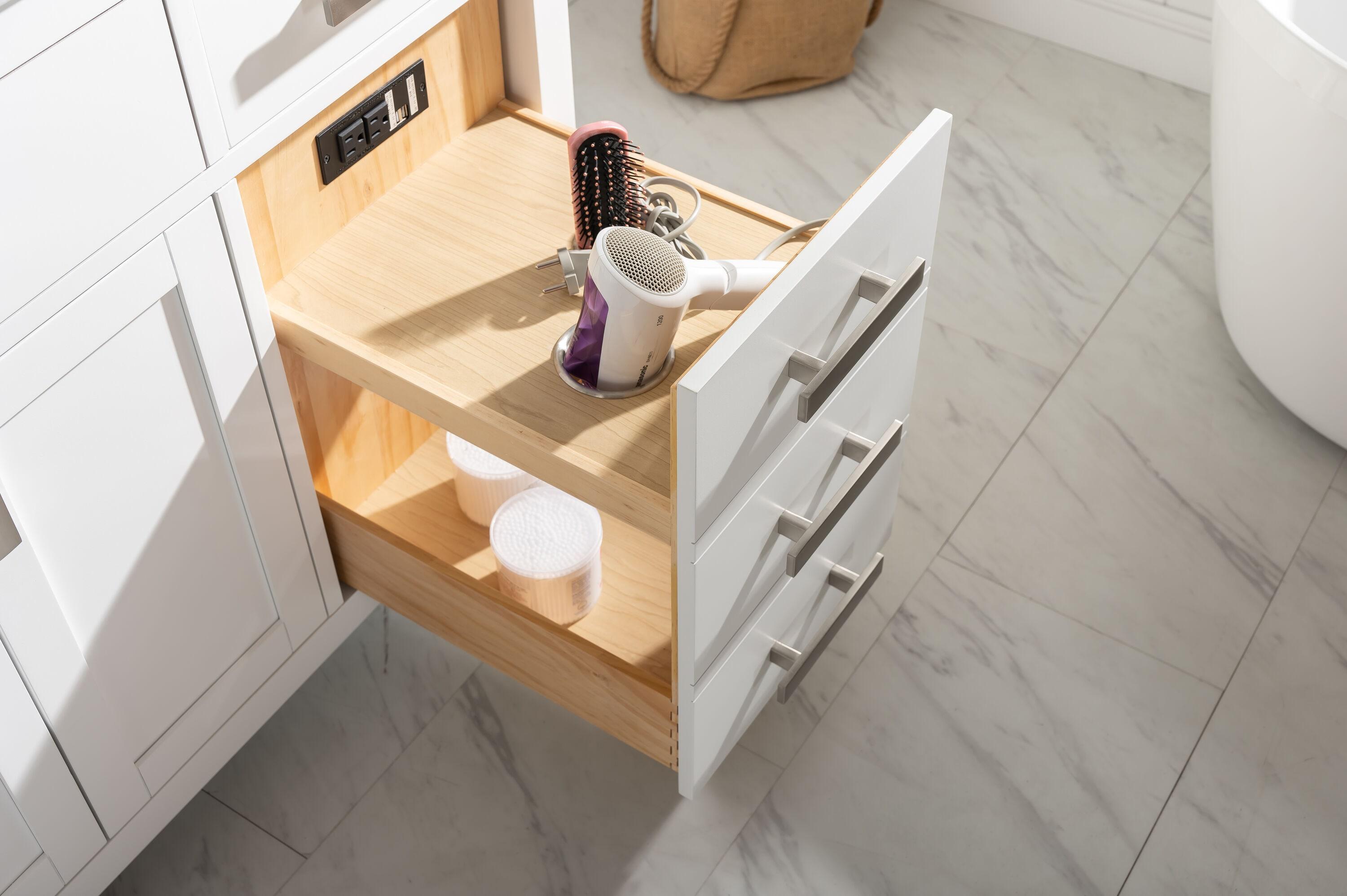 Design Element Valentino 54" Single Sink Vanity in White