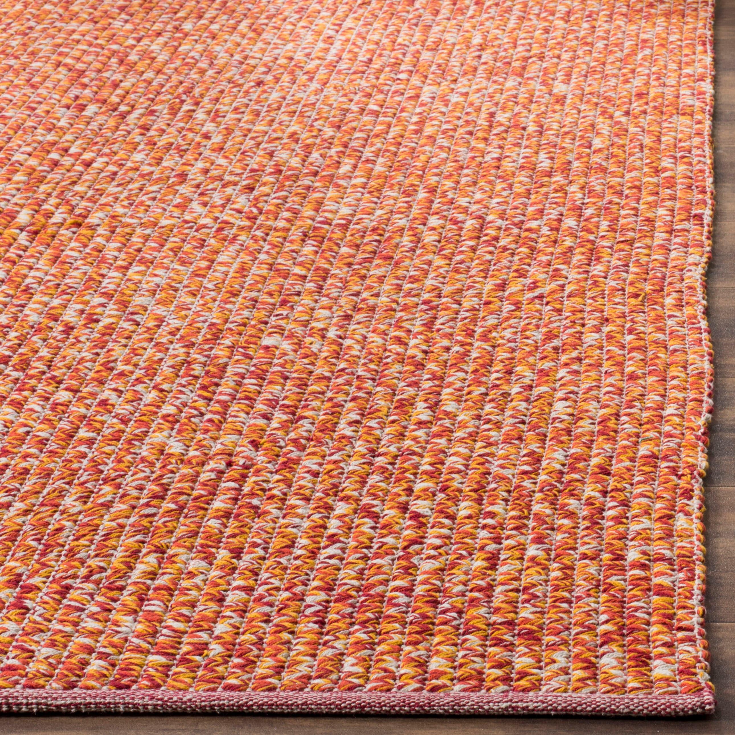 Montauk MTK602 Hand Woven Indoor Area Rug - Orange/Multi - 4'x6' - Safavieh.