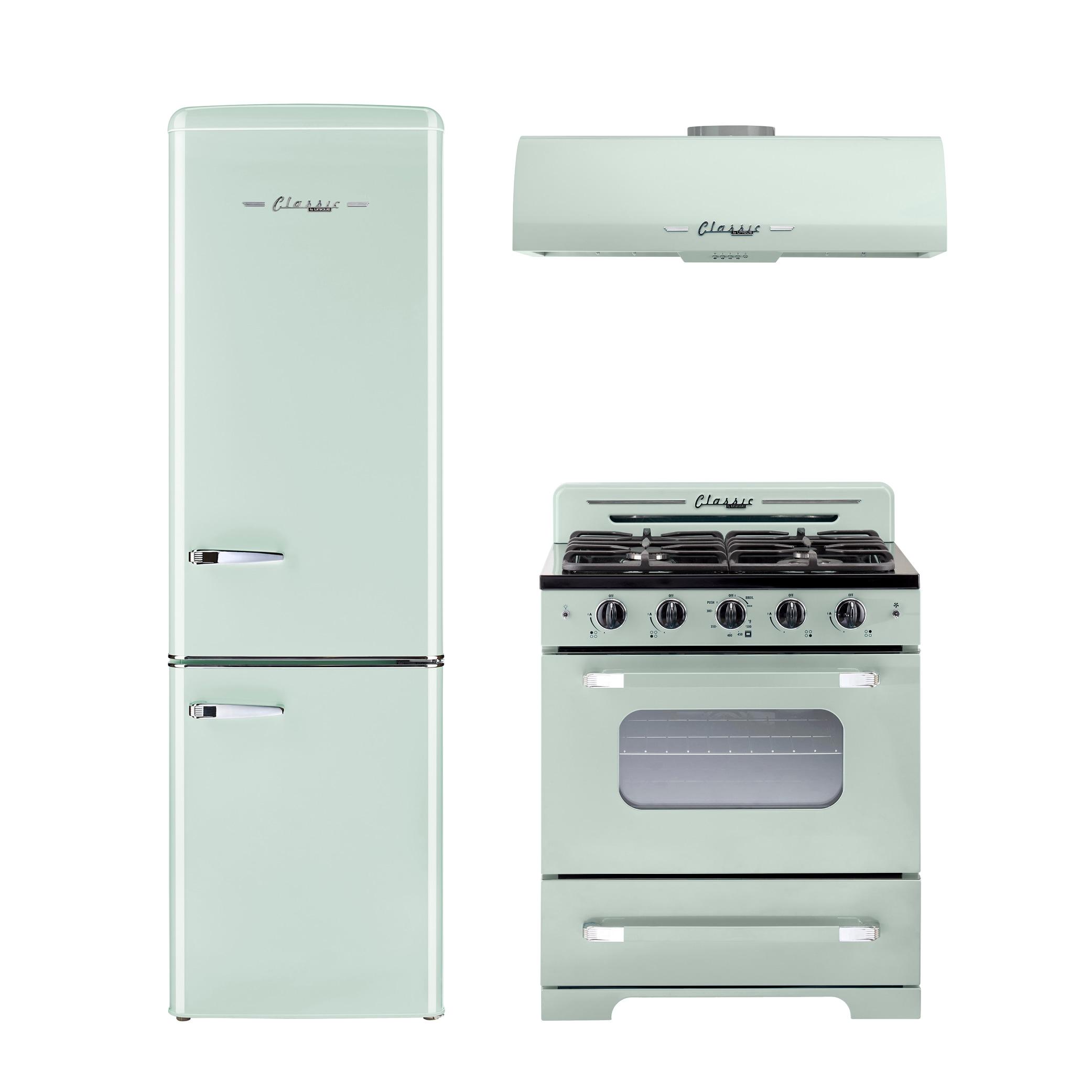 Unique Appliances Classic Retro 30" 4 burner 3.9 cu. ft. Freestanding Gas Range with Convection Oven UGP-30CR LG