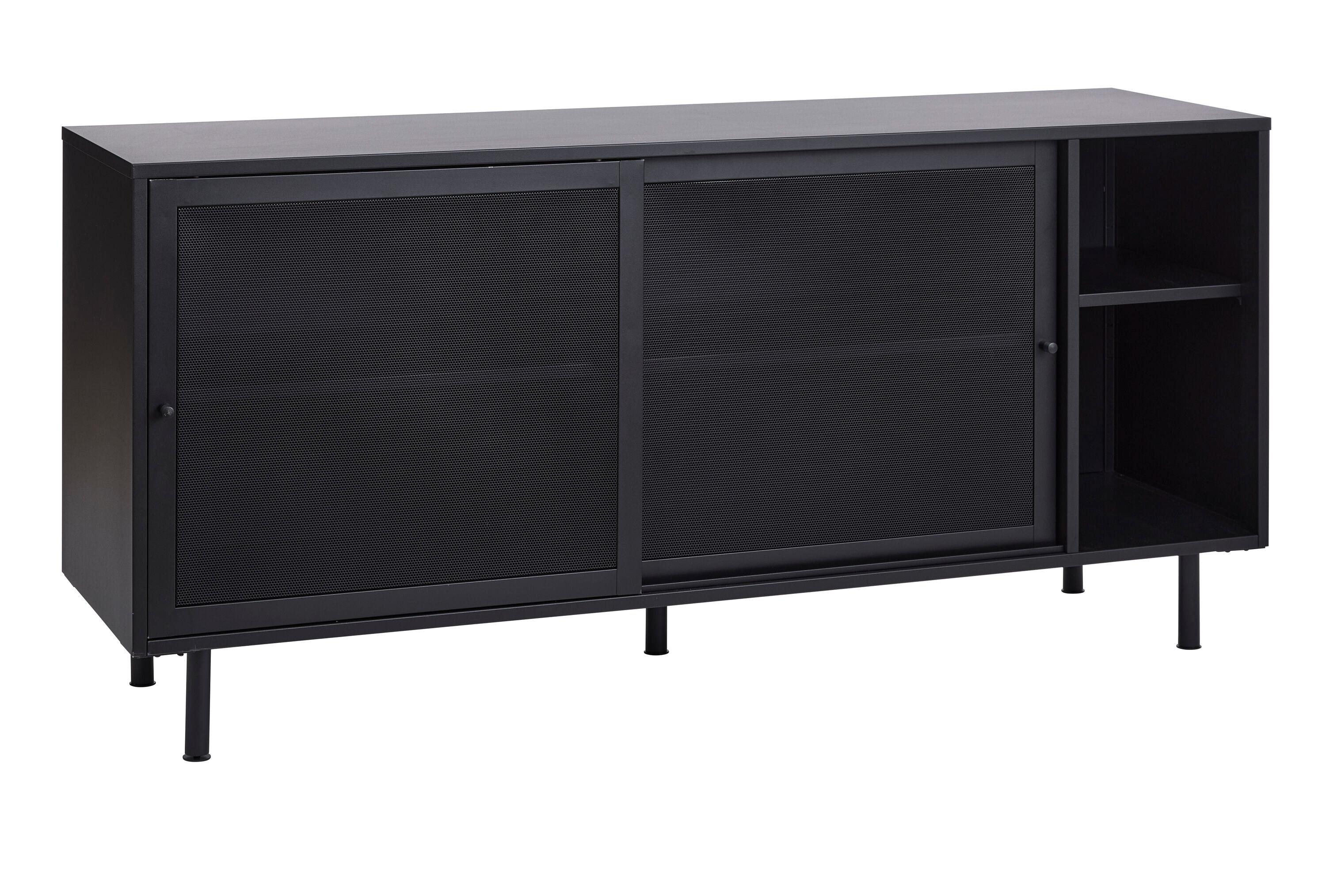 Unique Furniture 29.5''H Contemporary Metal Buffet/Sideboard in Black