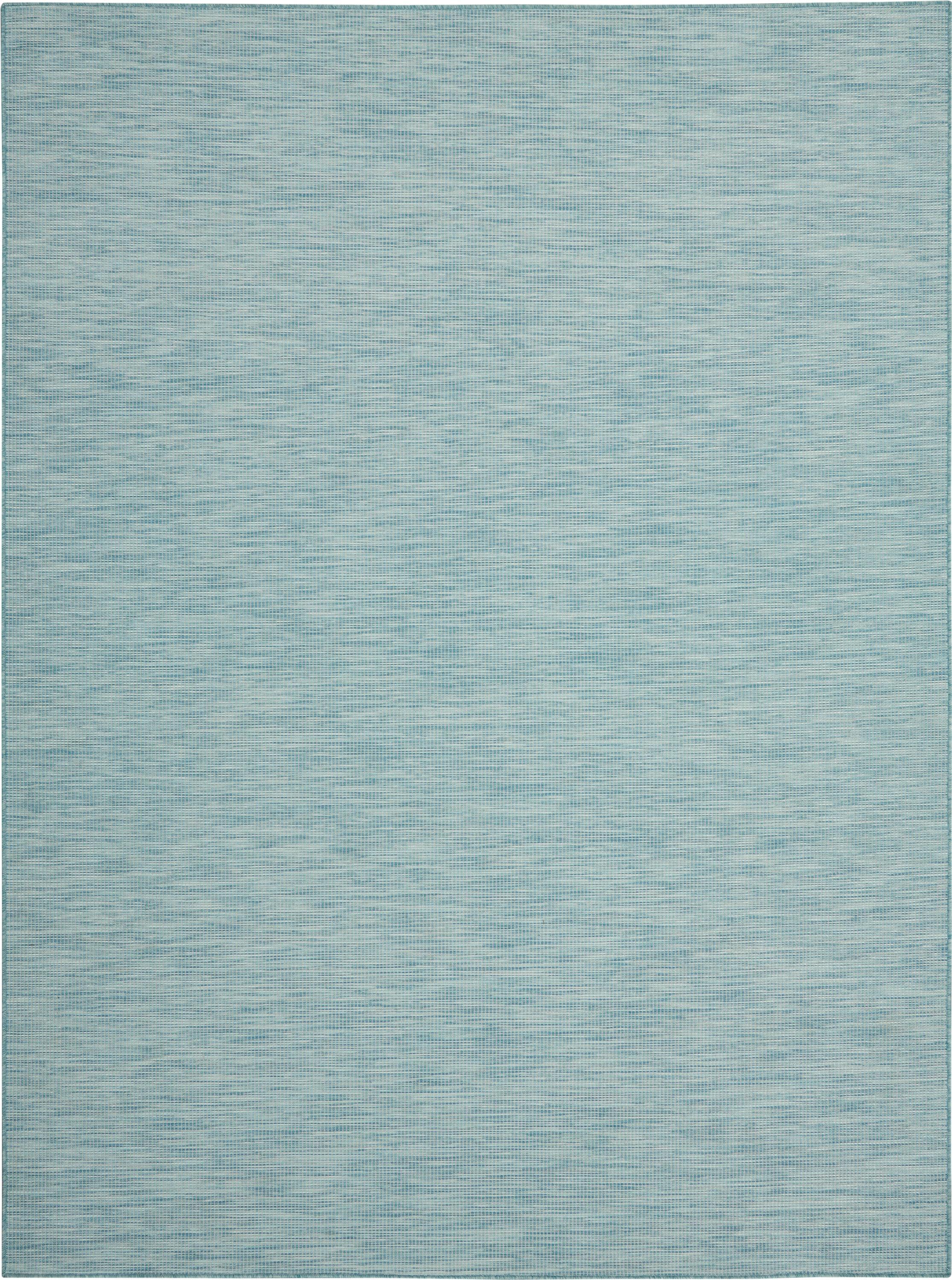Nourison Positano POS01 Indoor/outdoor Area Rug - Aqua 6' x 9'