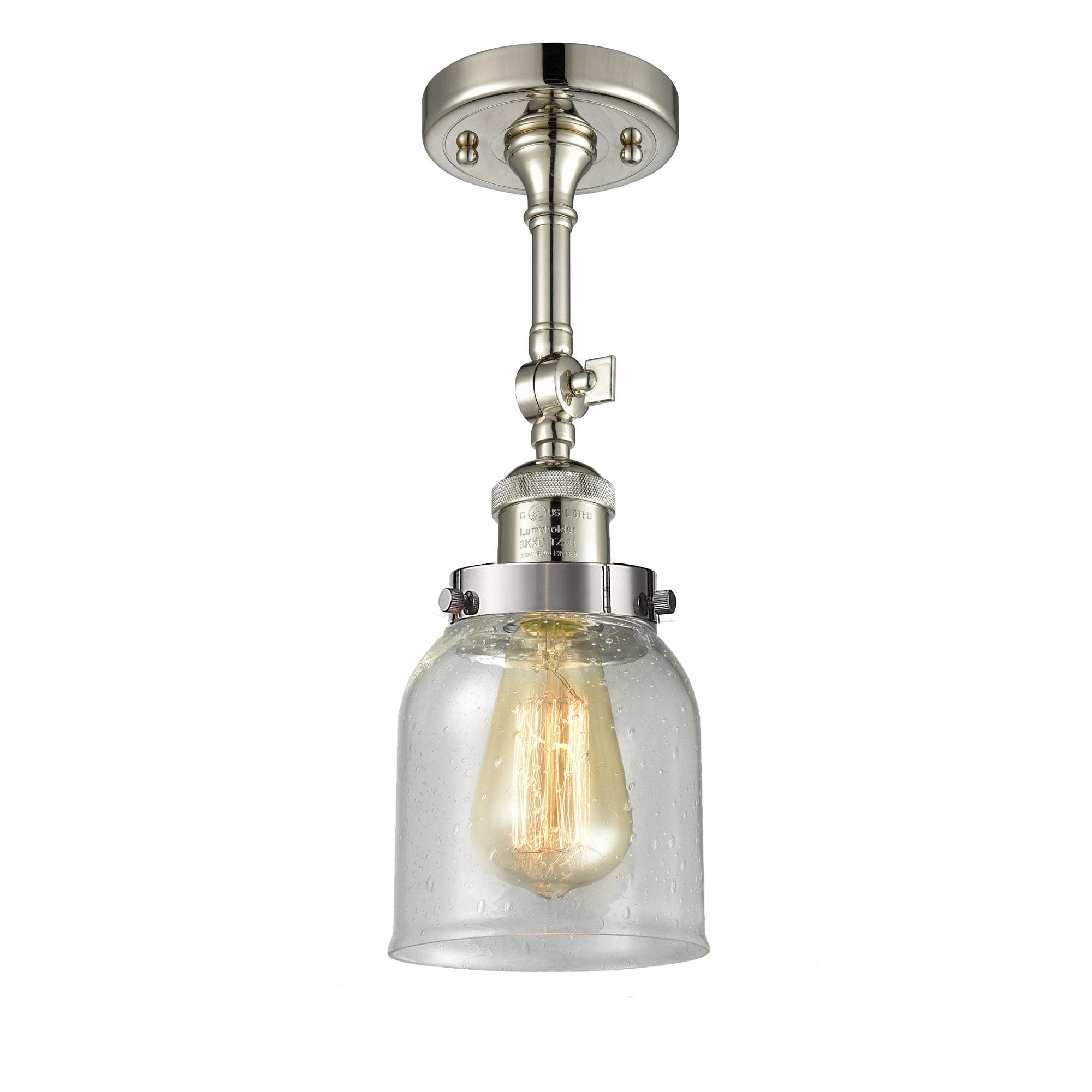Innovations Lighting Bell 1 - Light Sconce in Polished Nickel