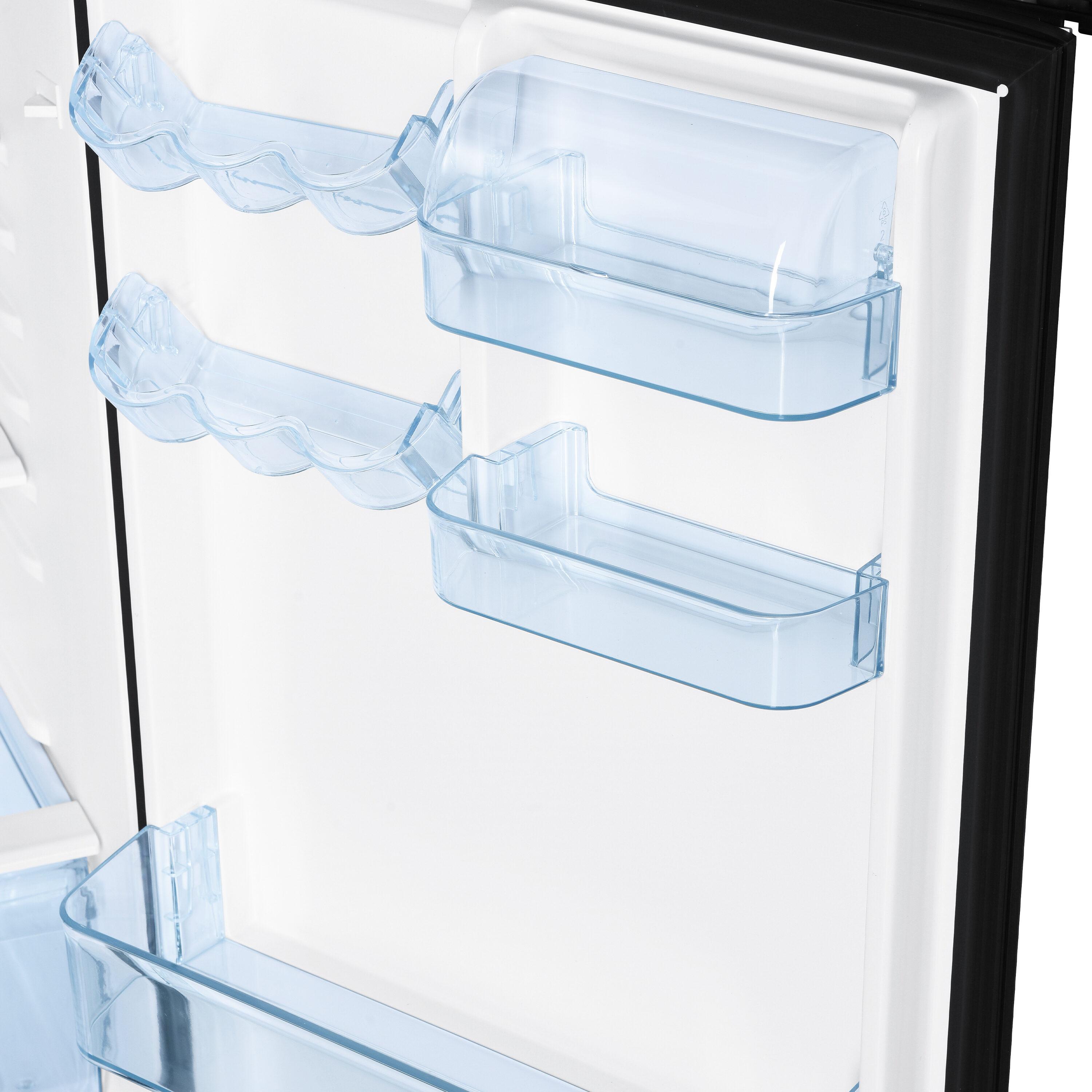 Compact White Energy Star Bottom Freezer Refrigerator