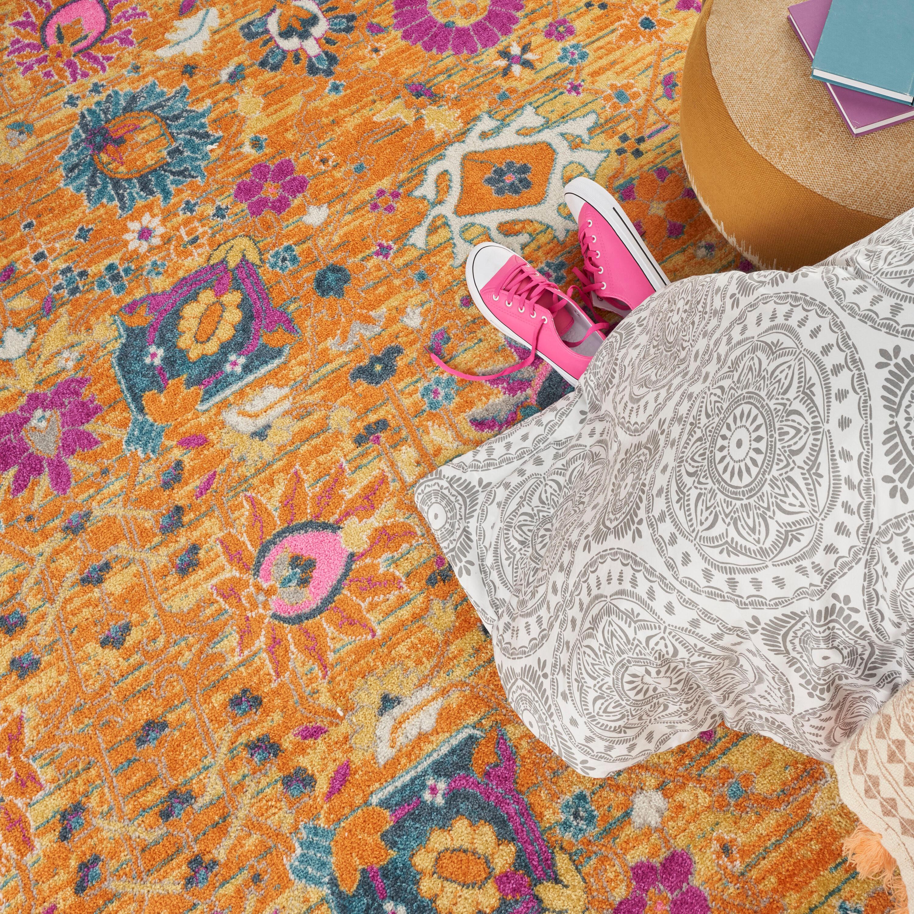 Nourison Passion Bohemian Indoor Rug Sunburst 9' x 12'