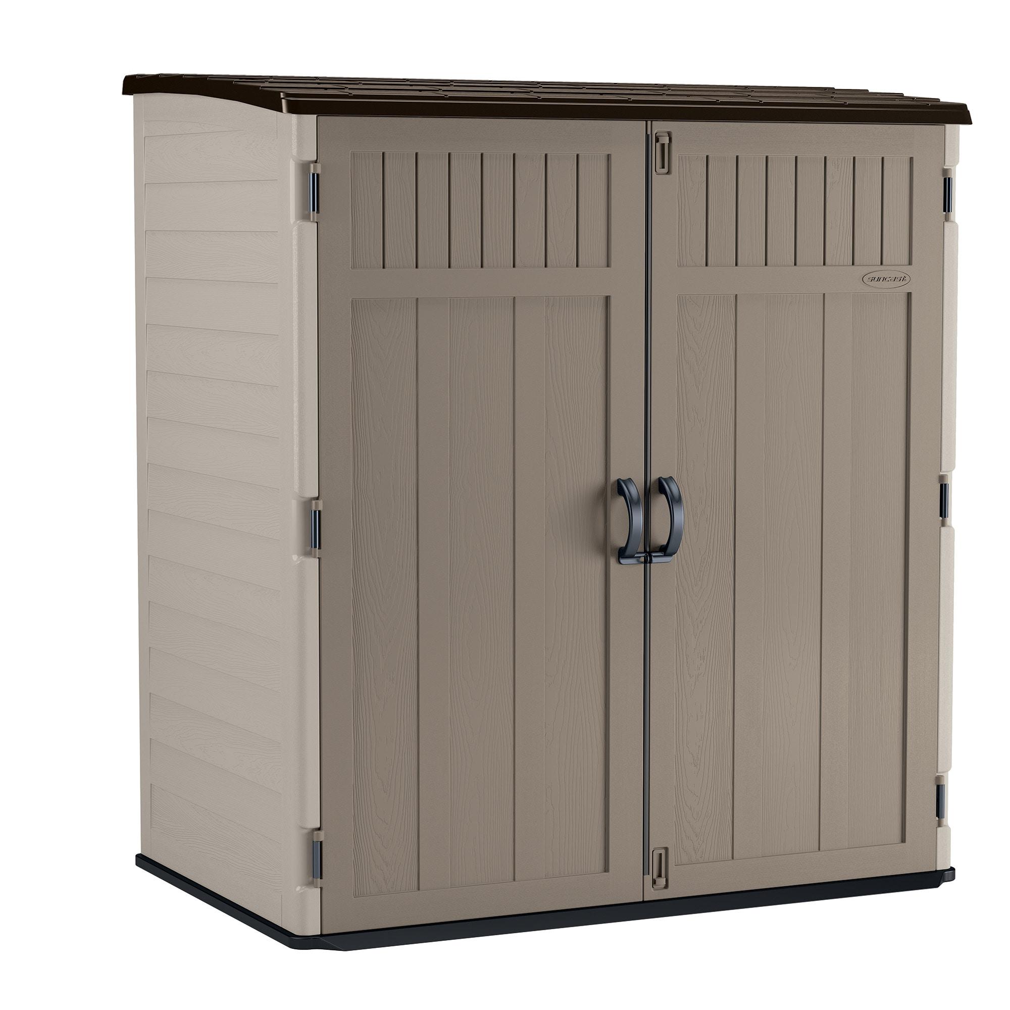 Suncast Suncast 6 ft. W x 4 ft. D Resin Vertical Tool Shed