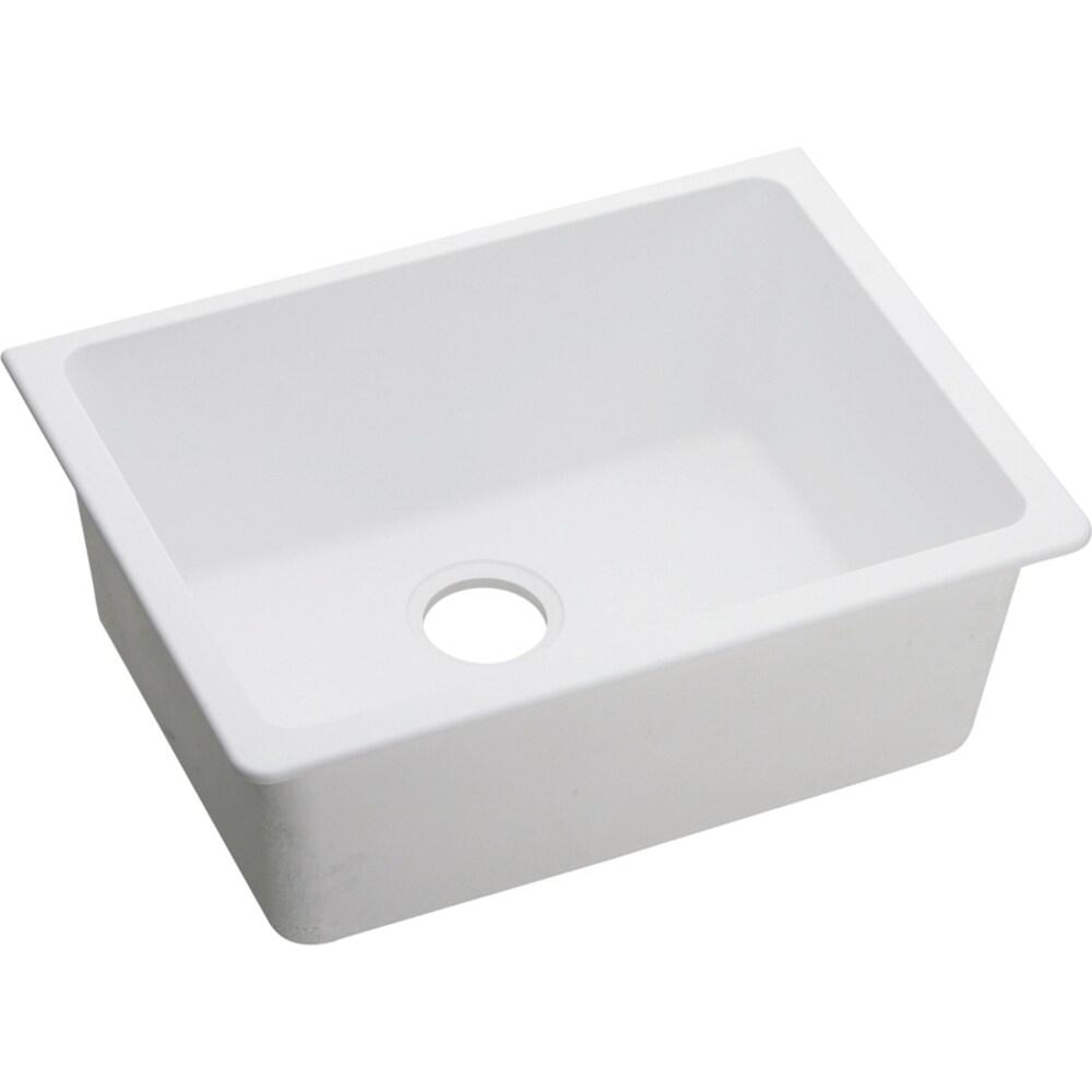 Elkay Quartz Classic 24-5/8" x 18-1/2" x 9-1/2", Single Bowl Undermount Sink, Quartz