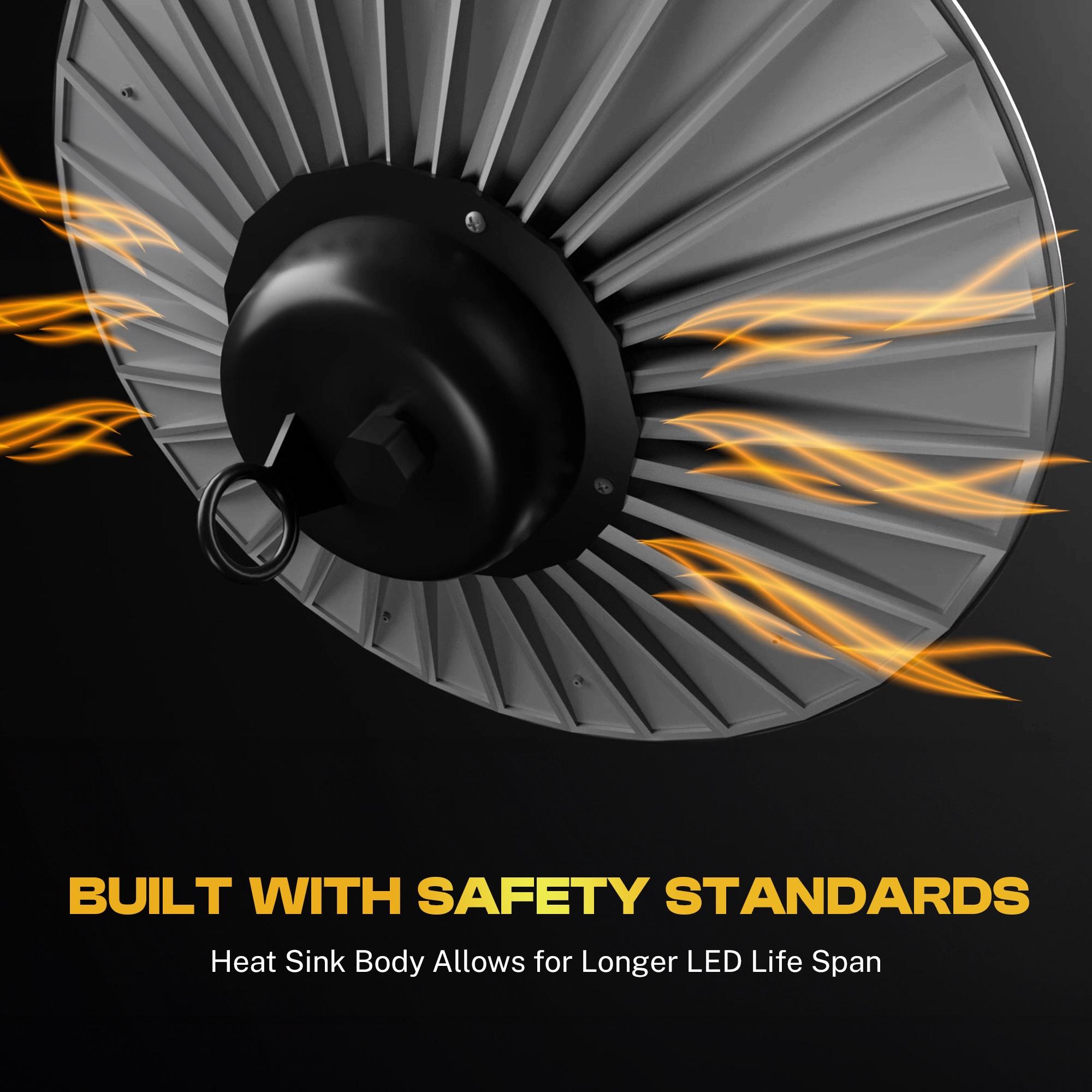 Bell and Howell High Bay Shop Lights Bright LED Light 6000 Lumens