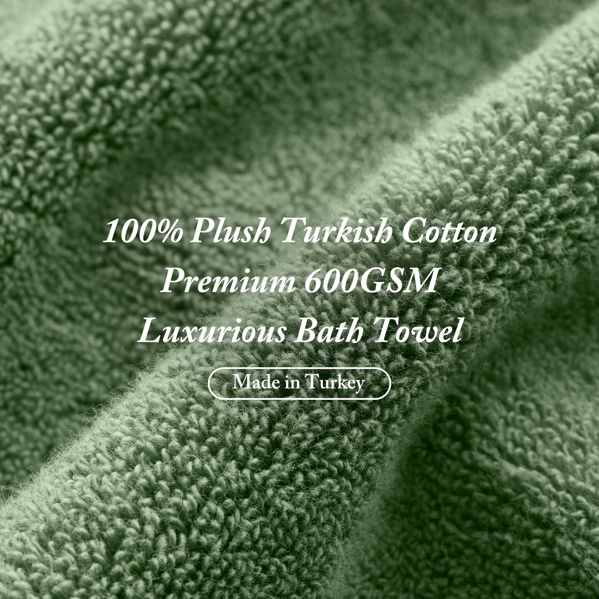 Turkish 100% Cotton Oversized Towel Set