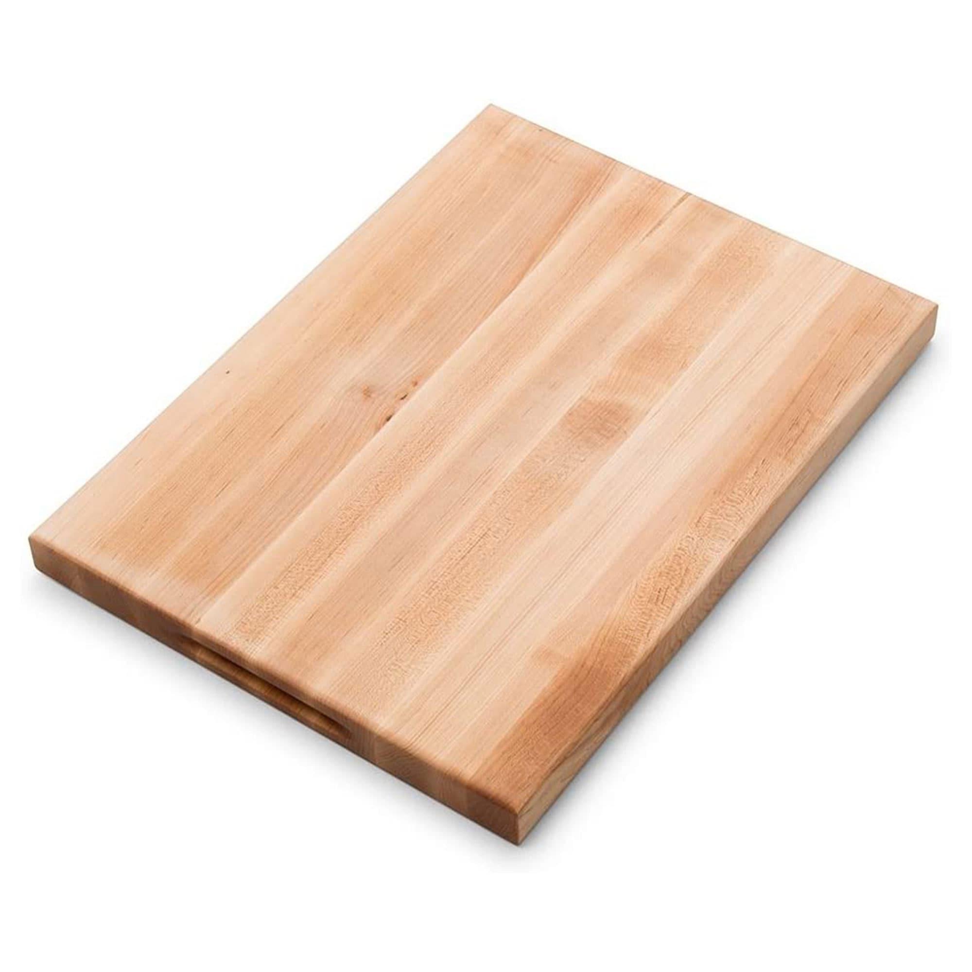 John Boos Chef's Edge Grain 1.5" Maple Cutting/Carving Board with Juice Groove