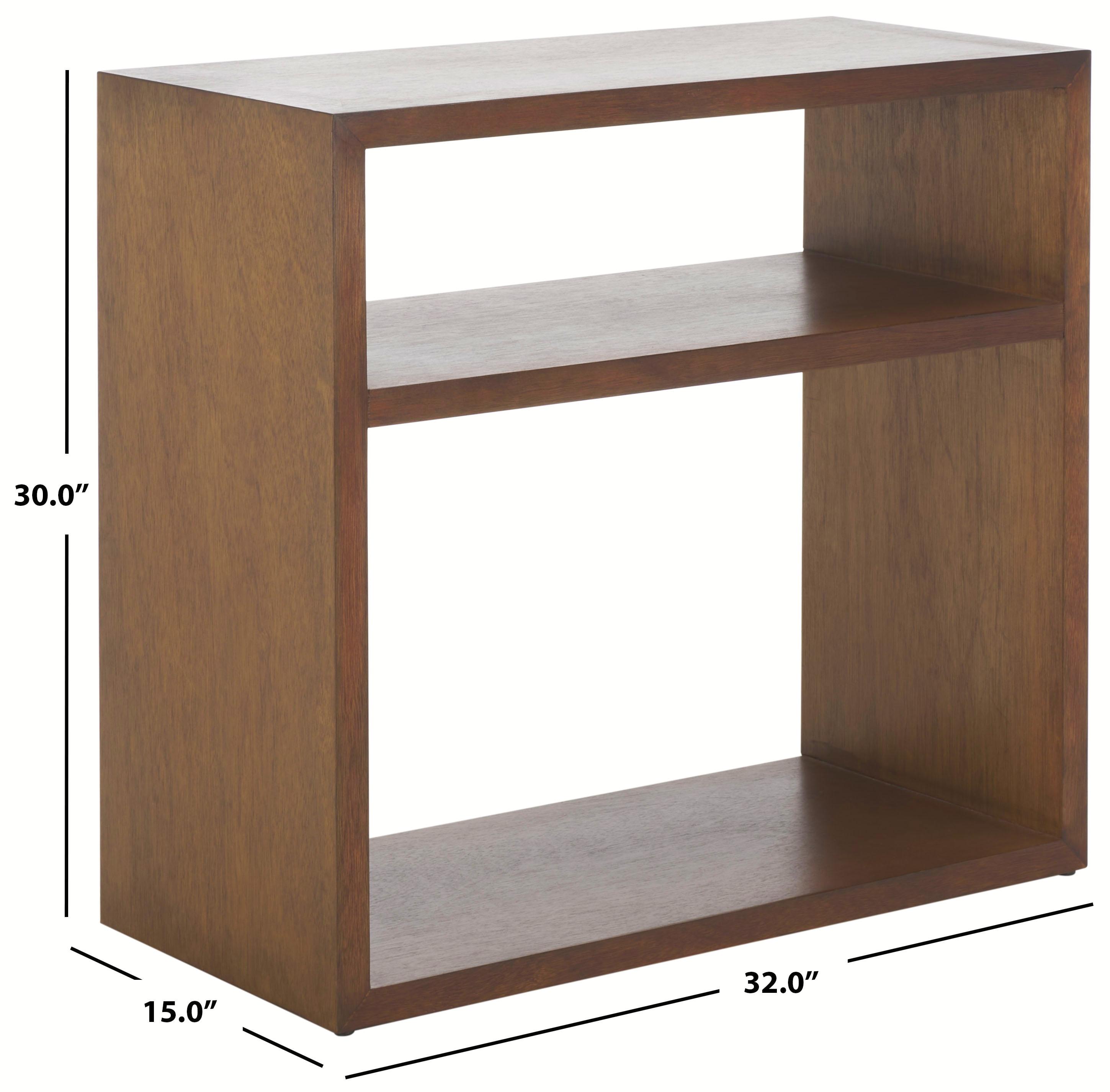 Munson 2 Shelf Console Table - Natural - Safavieh