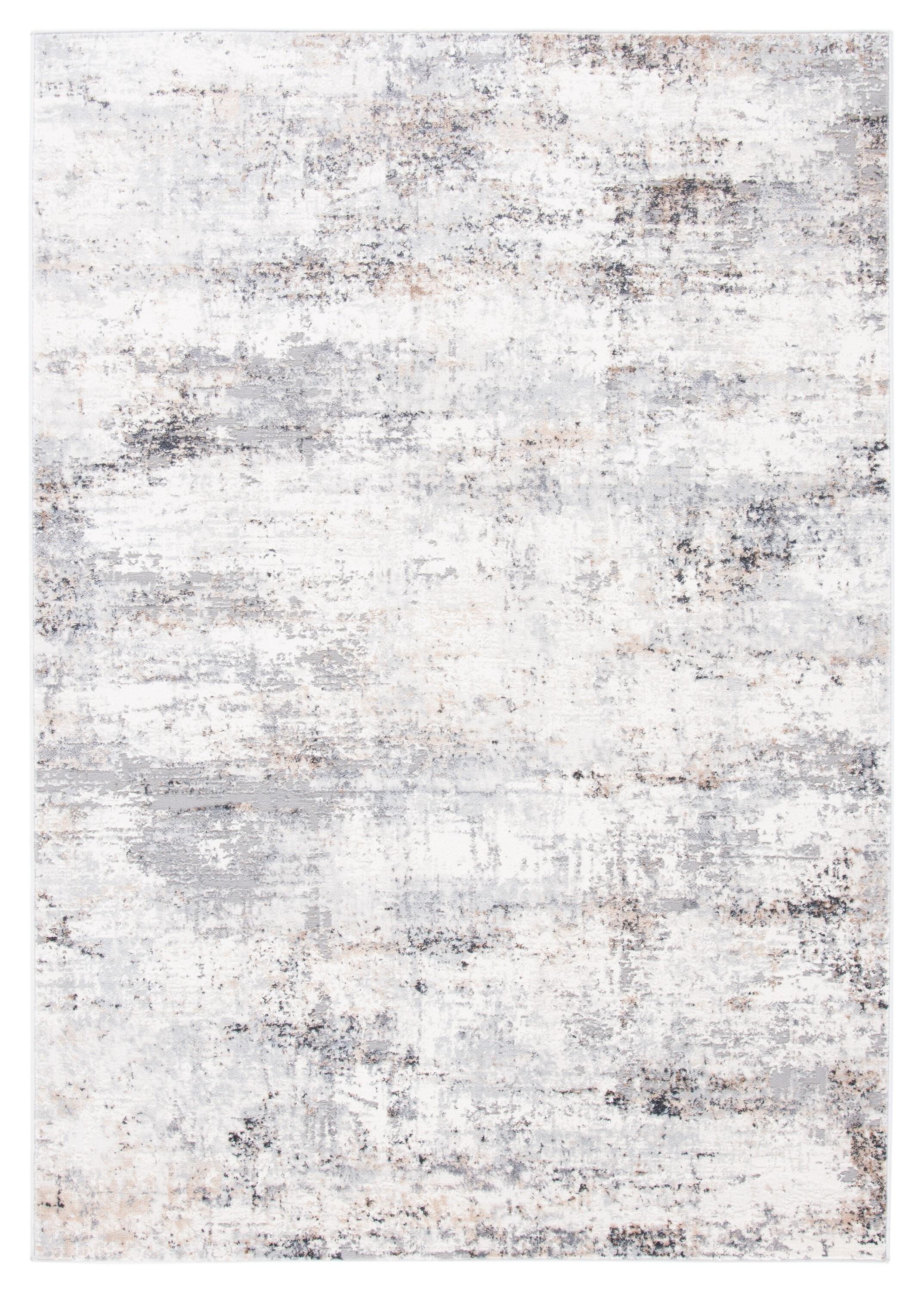 Amelia ALA463 Power Loomed Area Rug - Grey/Gold - 4'5"x6'5" - Safavieh.