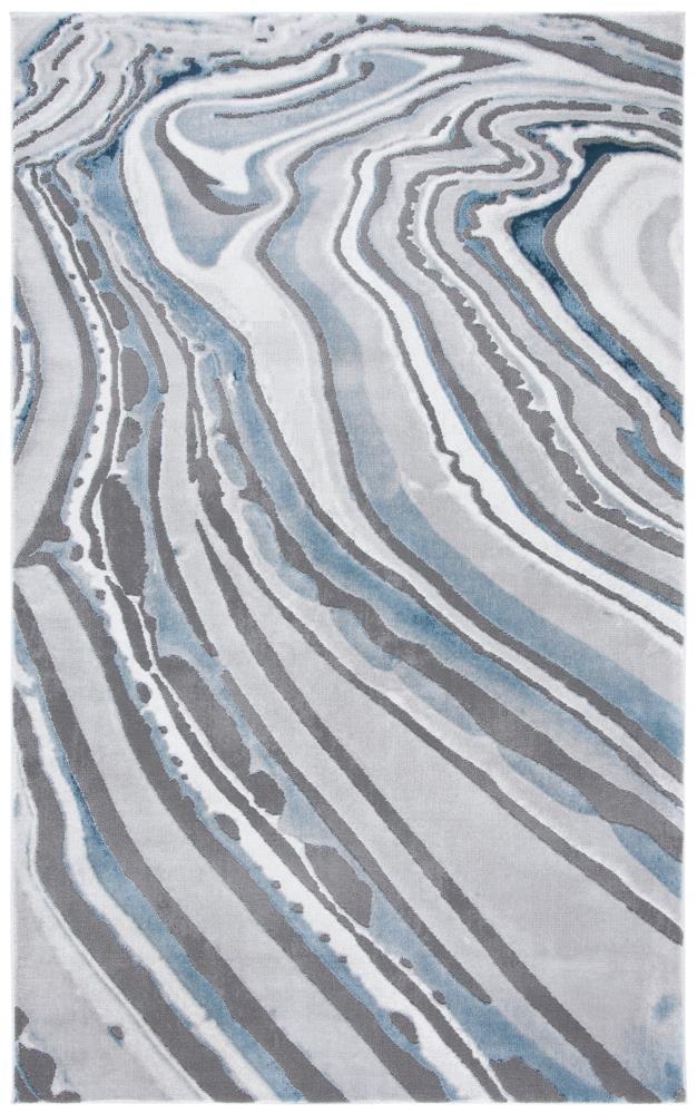 Craft CFT843 Loomed Indoor Area Rug - Blue/Grey - 6'7"x9' - Safavieh