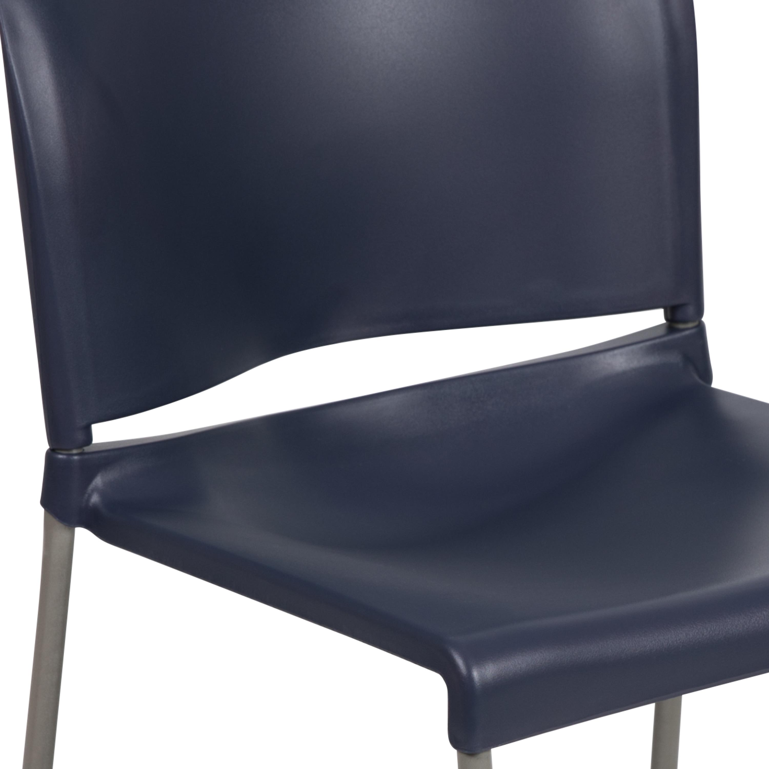 Flash Furniture Brielle Contoured Sled Base Stackable Waiting Room Chairs (Set of 5)