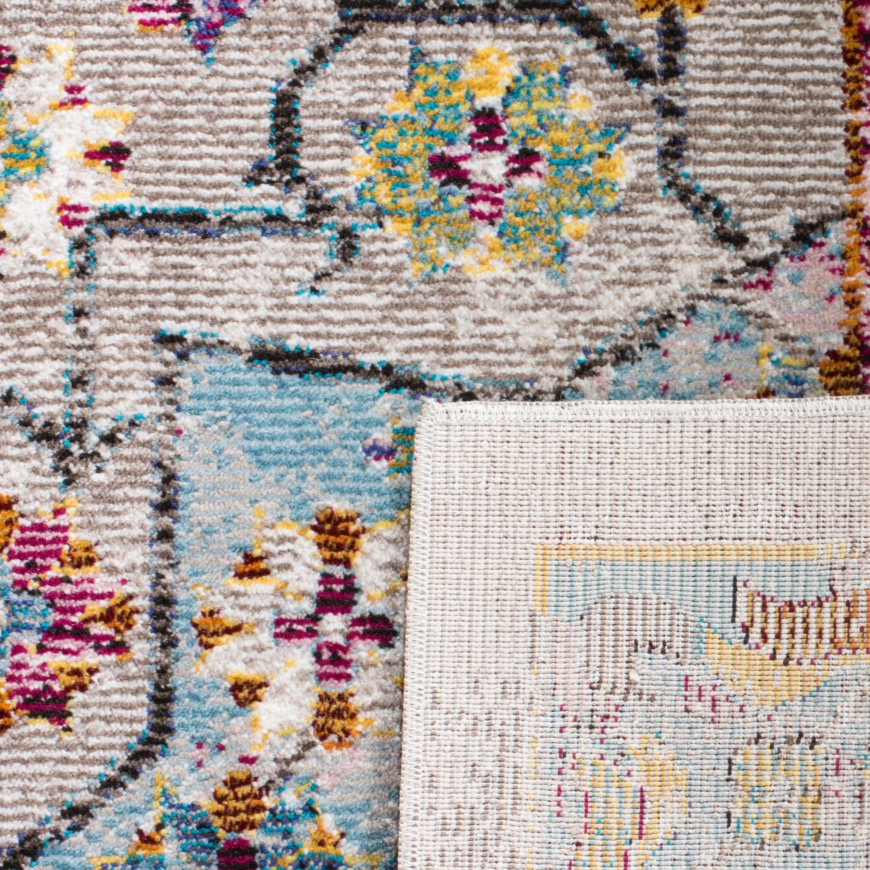 Aria ARA160 Power Loomed Area Rug - Cream/Multi - 8'x10' - Safavieh.