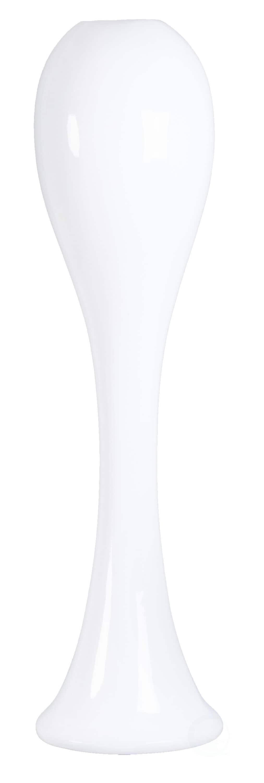 Uniquewise 39 Tall White Narrow Unique Fiberglass Modern Floor Vase