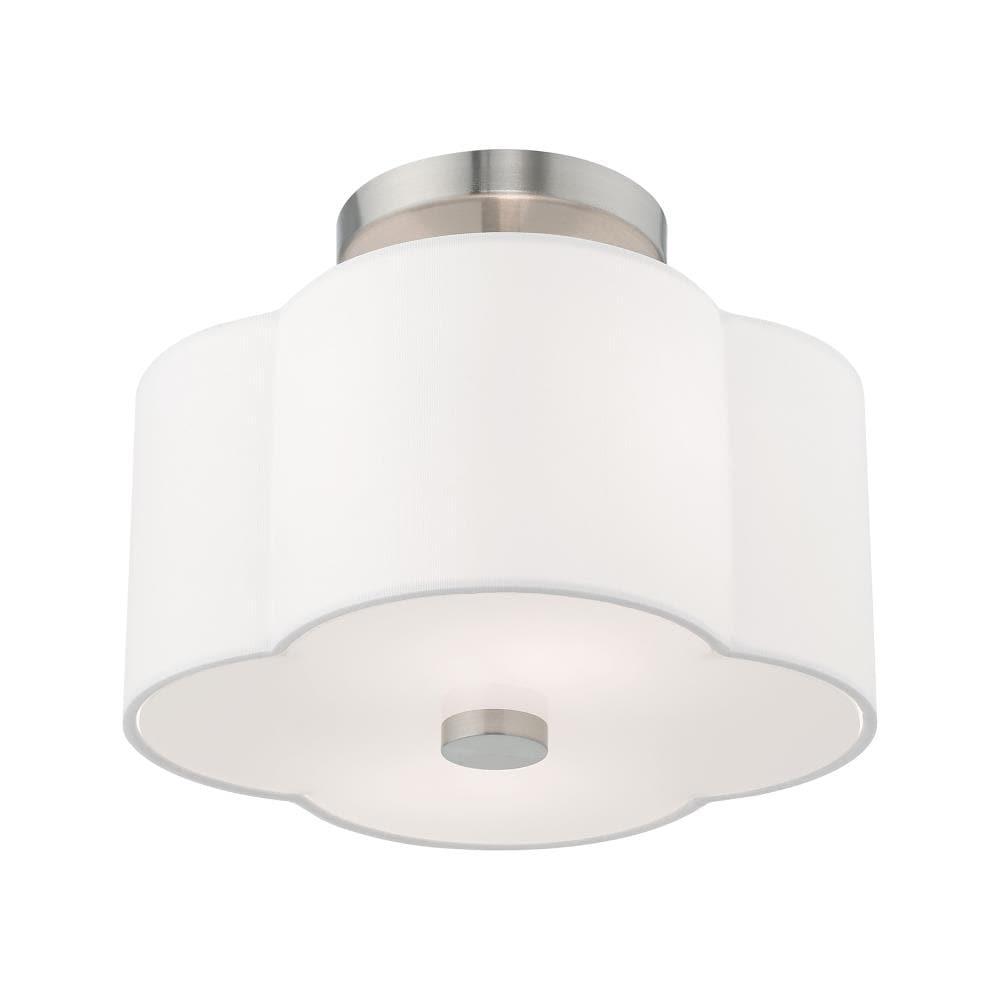 Livex Lighting Chelsea 2 - Light Flush Mount in  Brushed Nickel