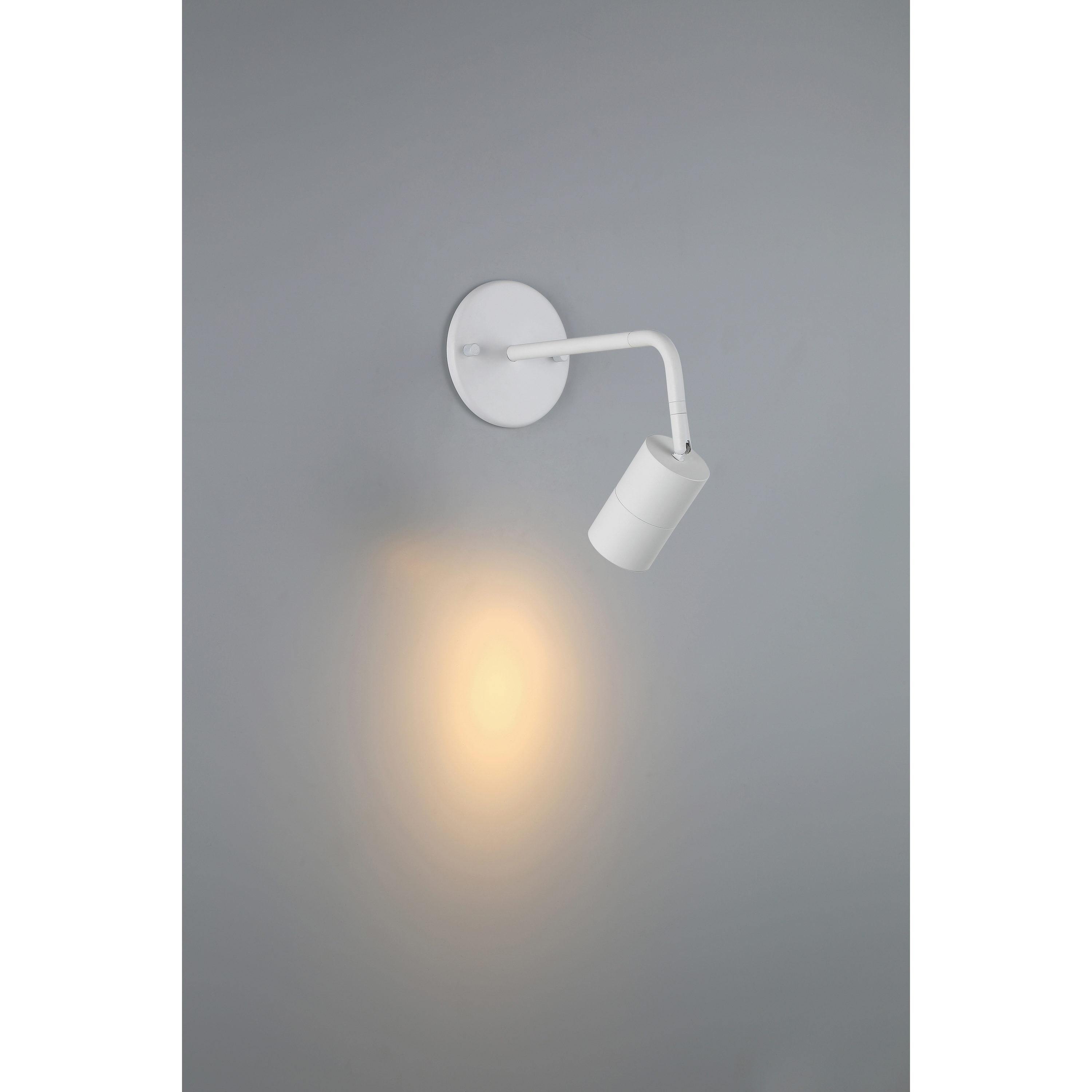 Access Lighting Cafe 2.5-in W 1-Light Matte White Transitional Wall Sconce