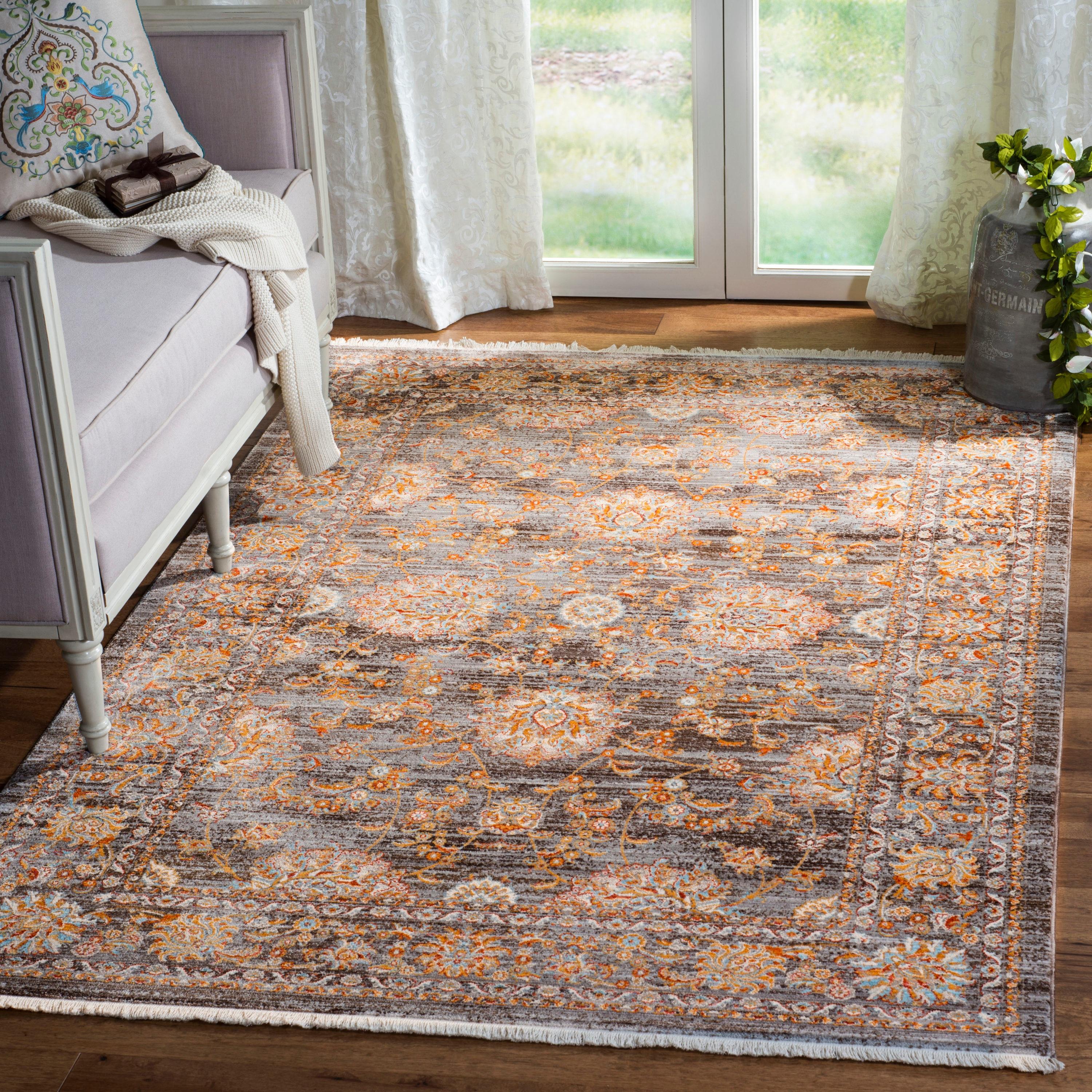 Vintage Persian VTP469 Power Loomed Indoor Area Rug - Light Brown/Multi - 5'x7'6" - Safavieh.
