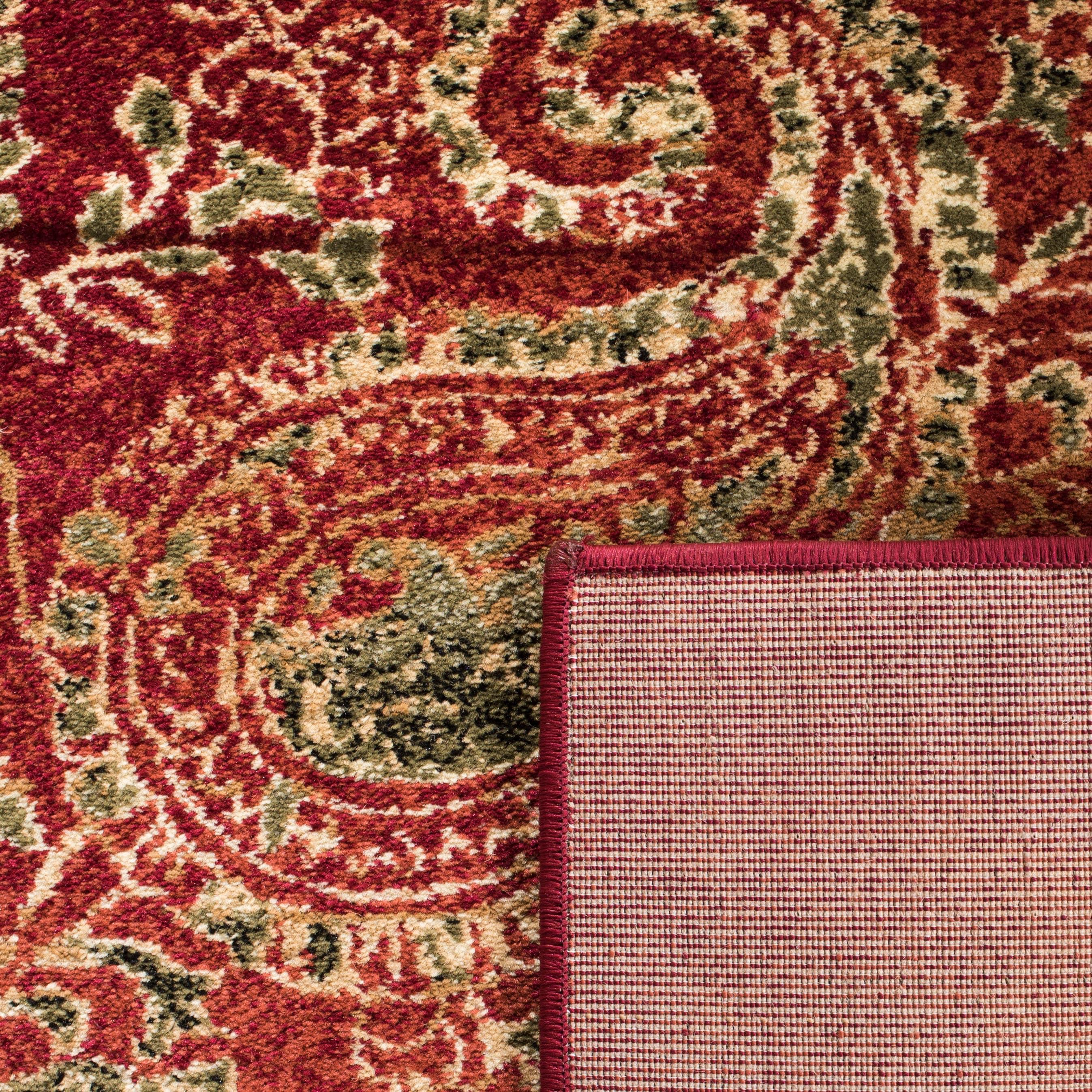 Lyndhurst LNH224 Power Loomed Runner Rug - Red/Multi - 2'3"x8' - Safavieh