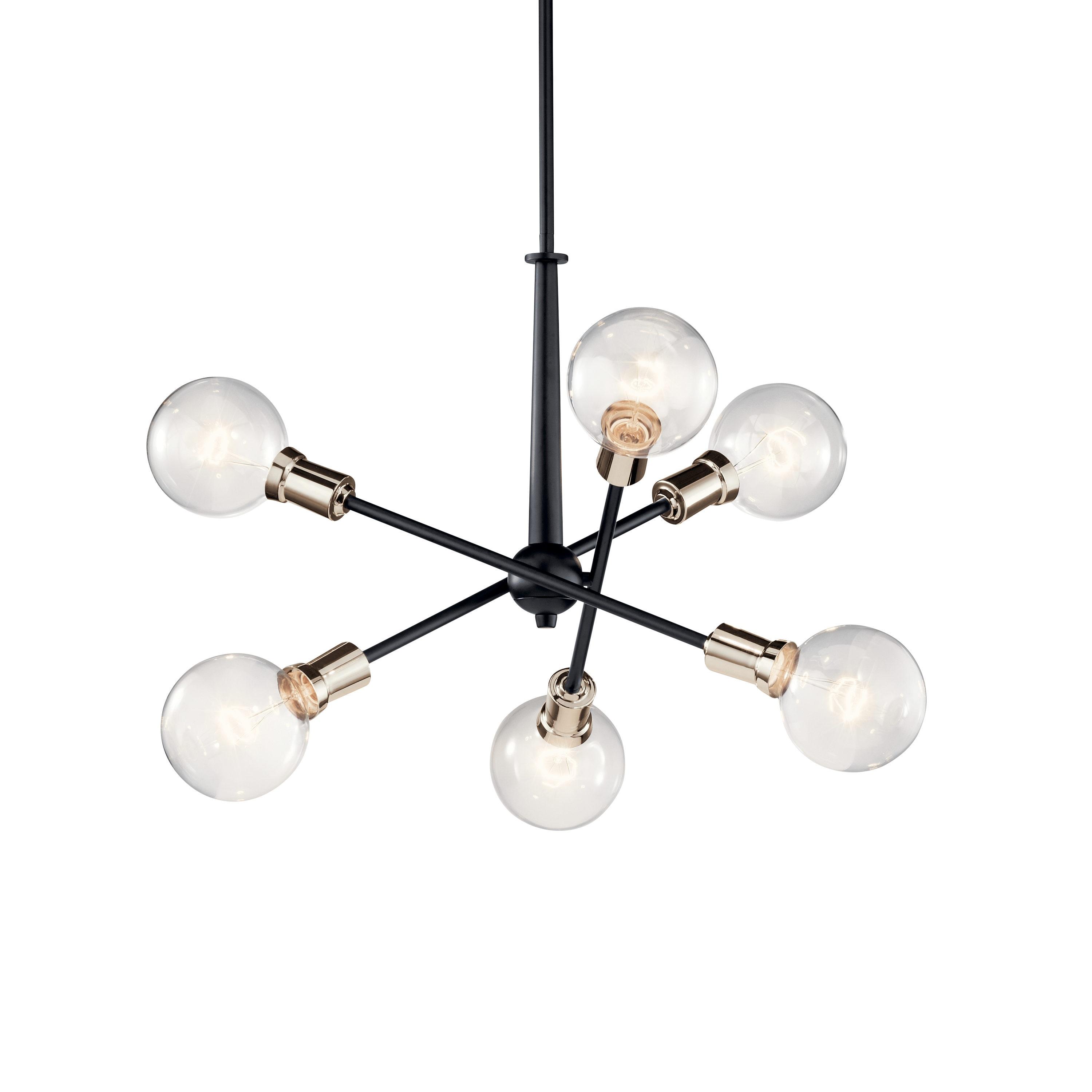 Kichler Lighting Armstrong 6 - Light Chandelier in  Black
