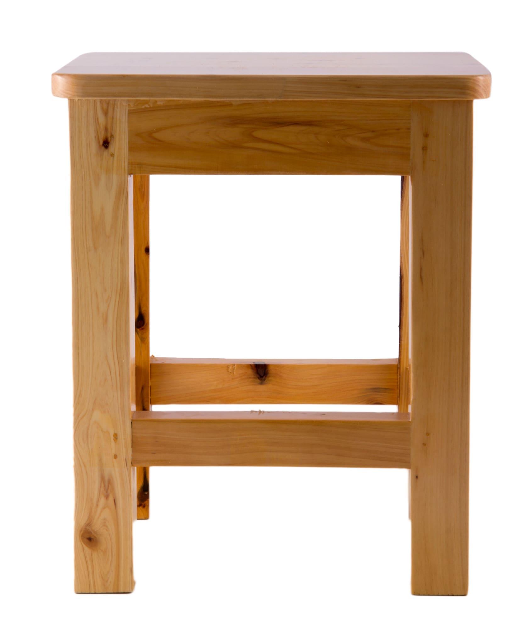 Solid Wood Accent Stool