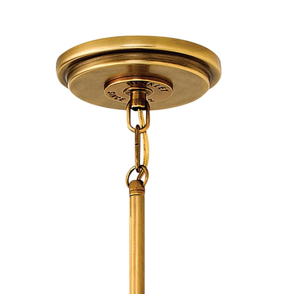 2 Light Small Pendant In Traditional-Industrial Style 13.5 Inches Wide By 14.5 Inches High-Aged Zinc Finish Hinkley Lighting 4834Dz