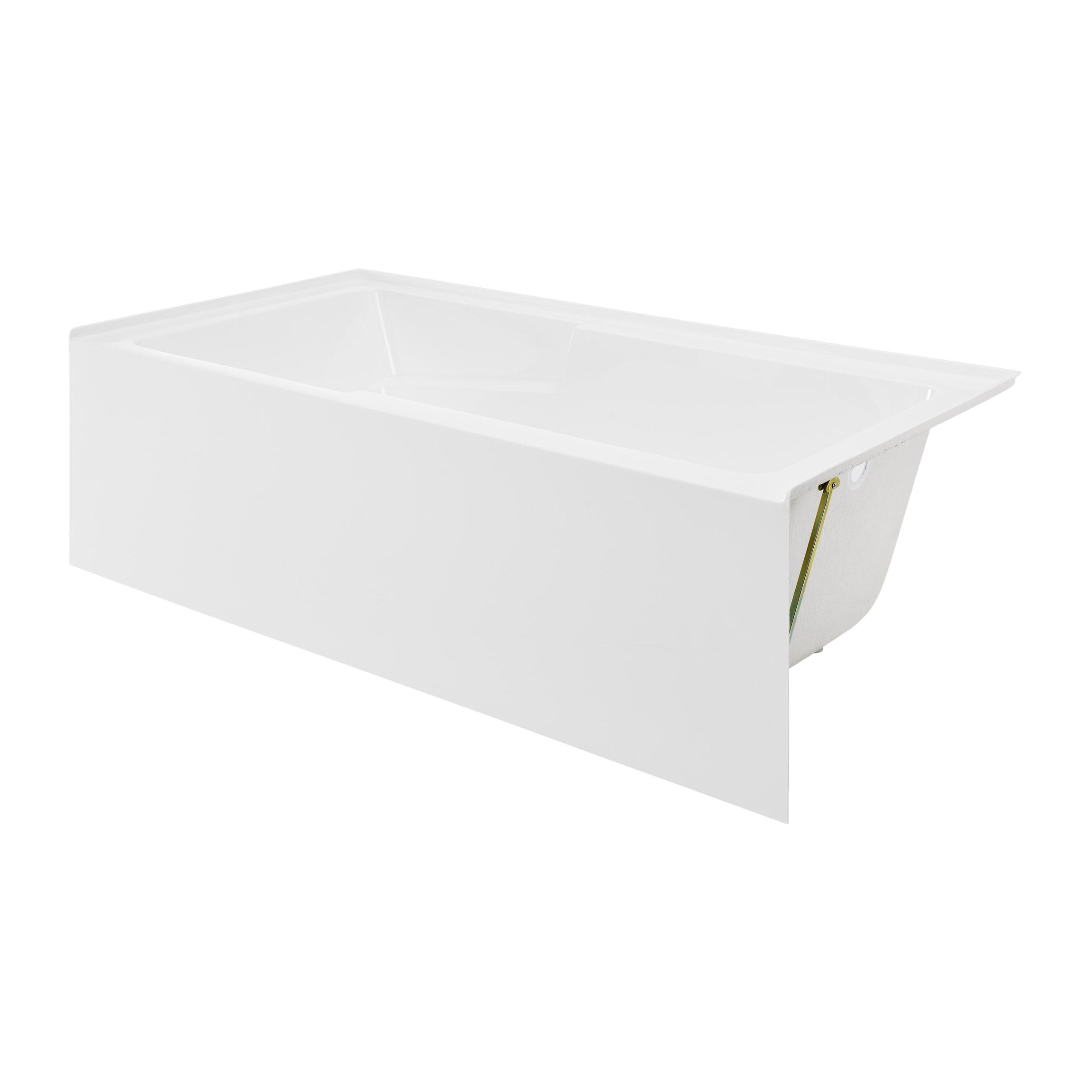 Lausanne 72" x 36" Right-Hand Drain Alcove Bathtub with Apron