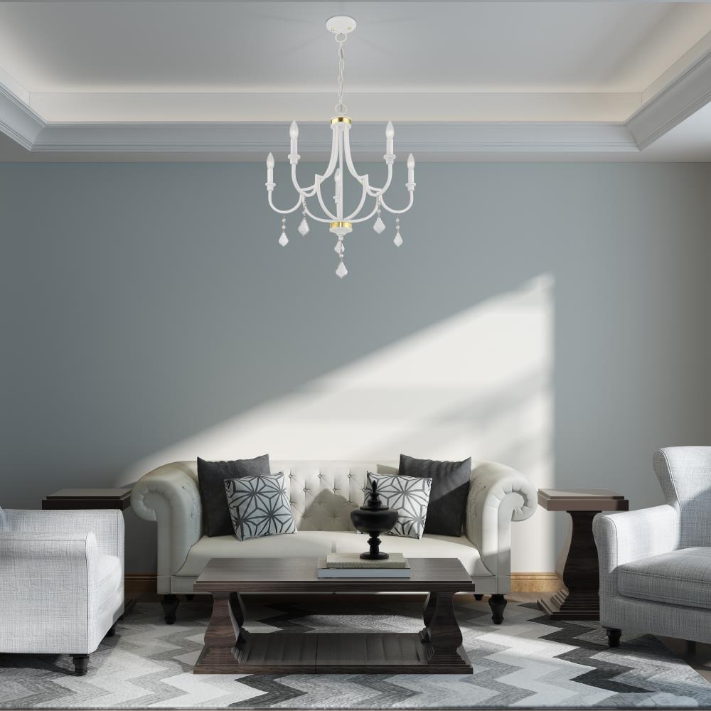 Livex Lighting Glendale 5 - Light Chandelier in  White
