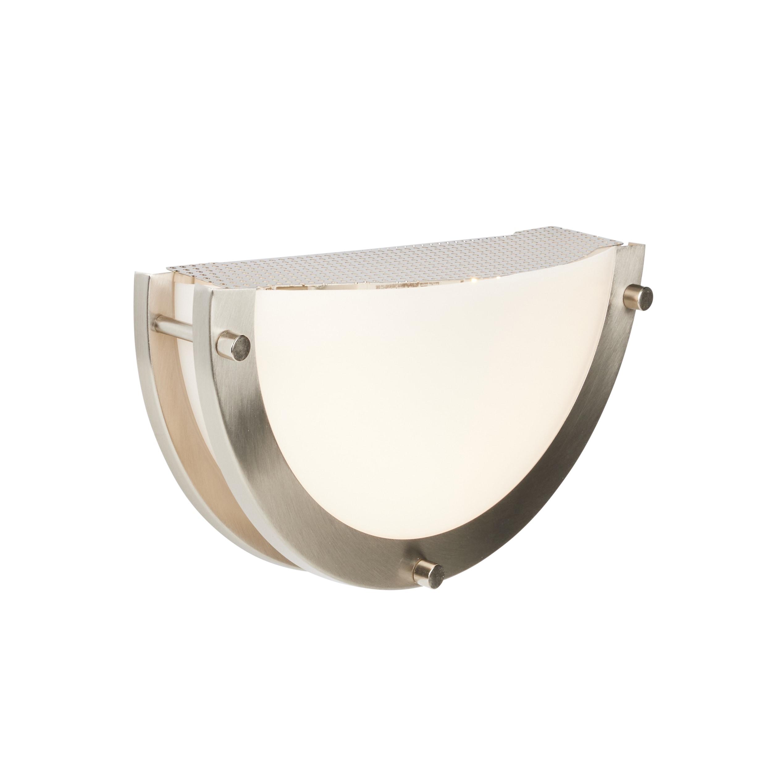 55540WTSN-Maxim Lighting-Linear-12W 1 LED Wall Sconce-12 Inches wide by 6 inches high