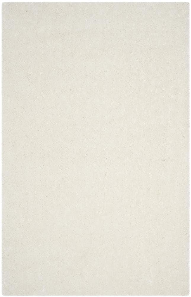 Luxe Shag SGX160 Hand Tufted Indoor Area Rug - Ivory - 5'x8' - Safavieh