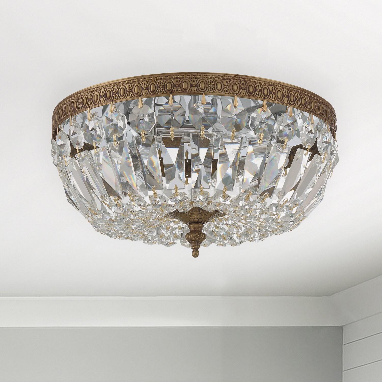 Crystorama Lighting - Three Light Ceiling Mount - Ceiling Mount - Three Light